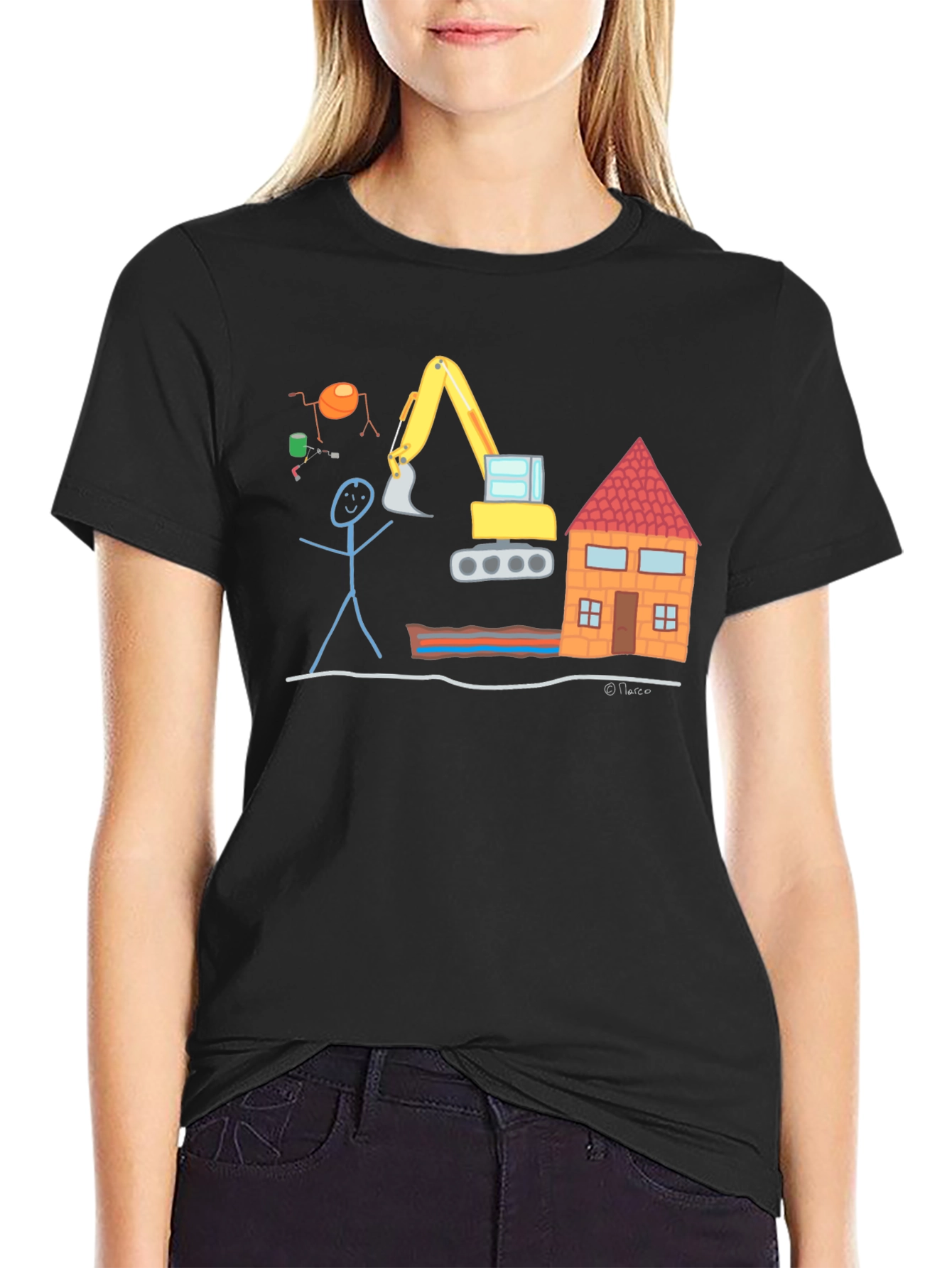 Funny Construction Crew T-Shirt
