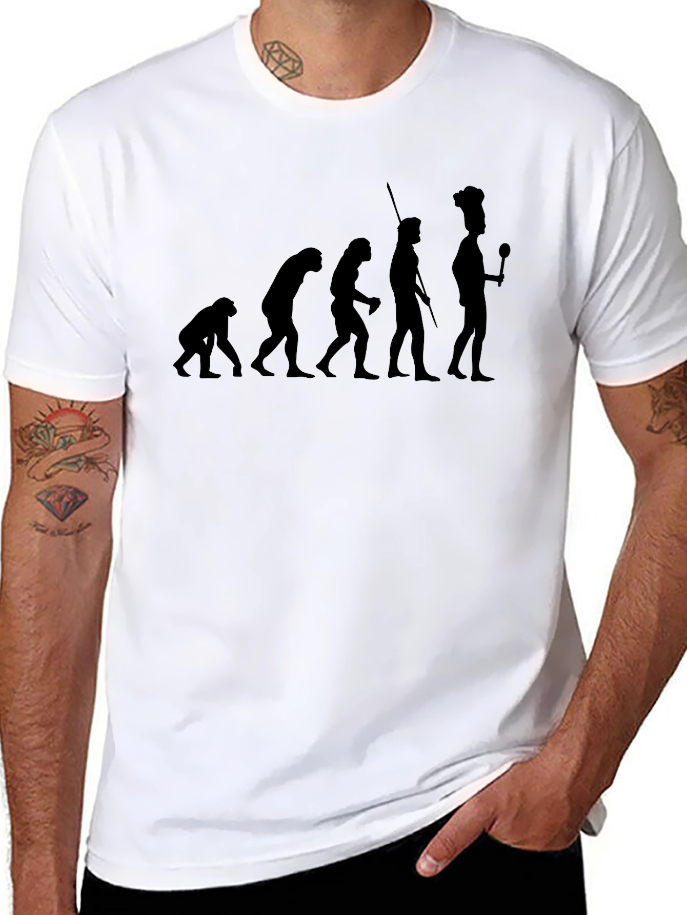 Chef Evolution T-Shirt - Funny Cooking Tee