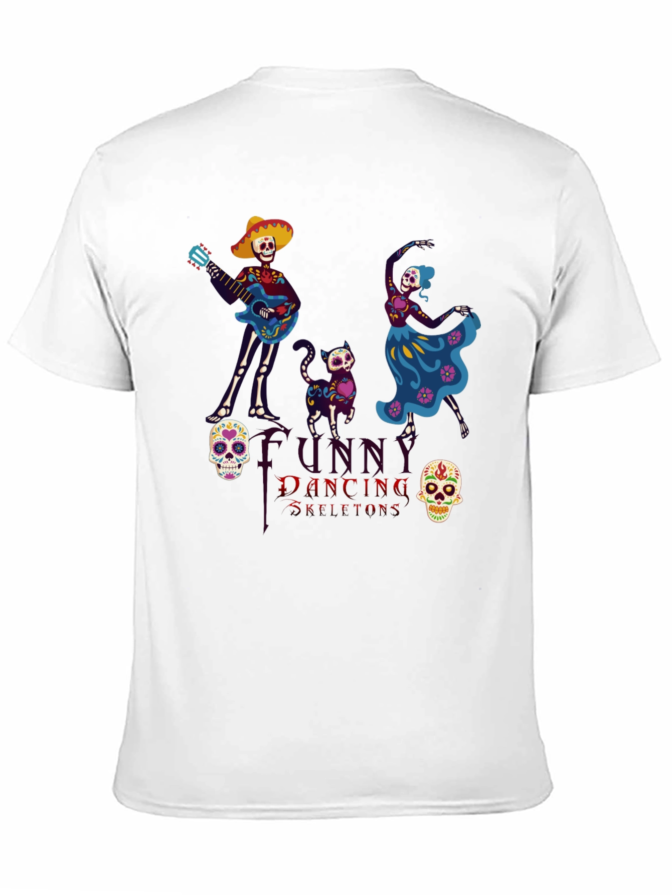 Dancing Skeleton T-Shirt - Day of the Dead