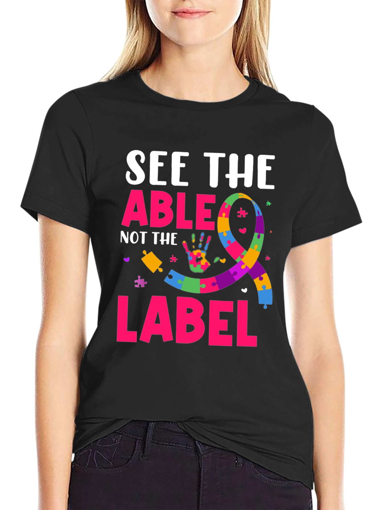 See The Able Not The Label Autism Awareness T-Shirt