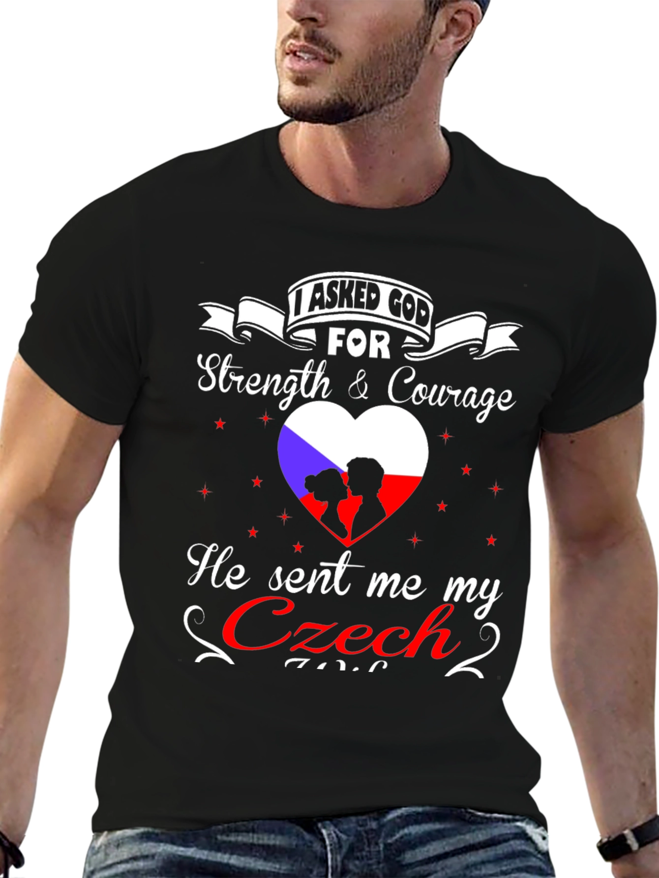 Czech Pride T-Shirt: Strength & Courage