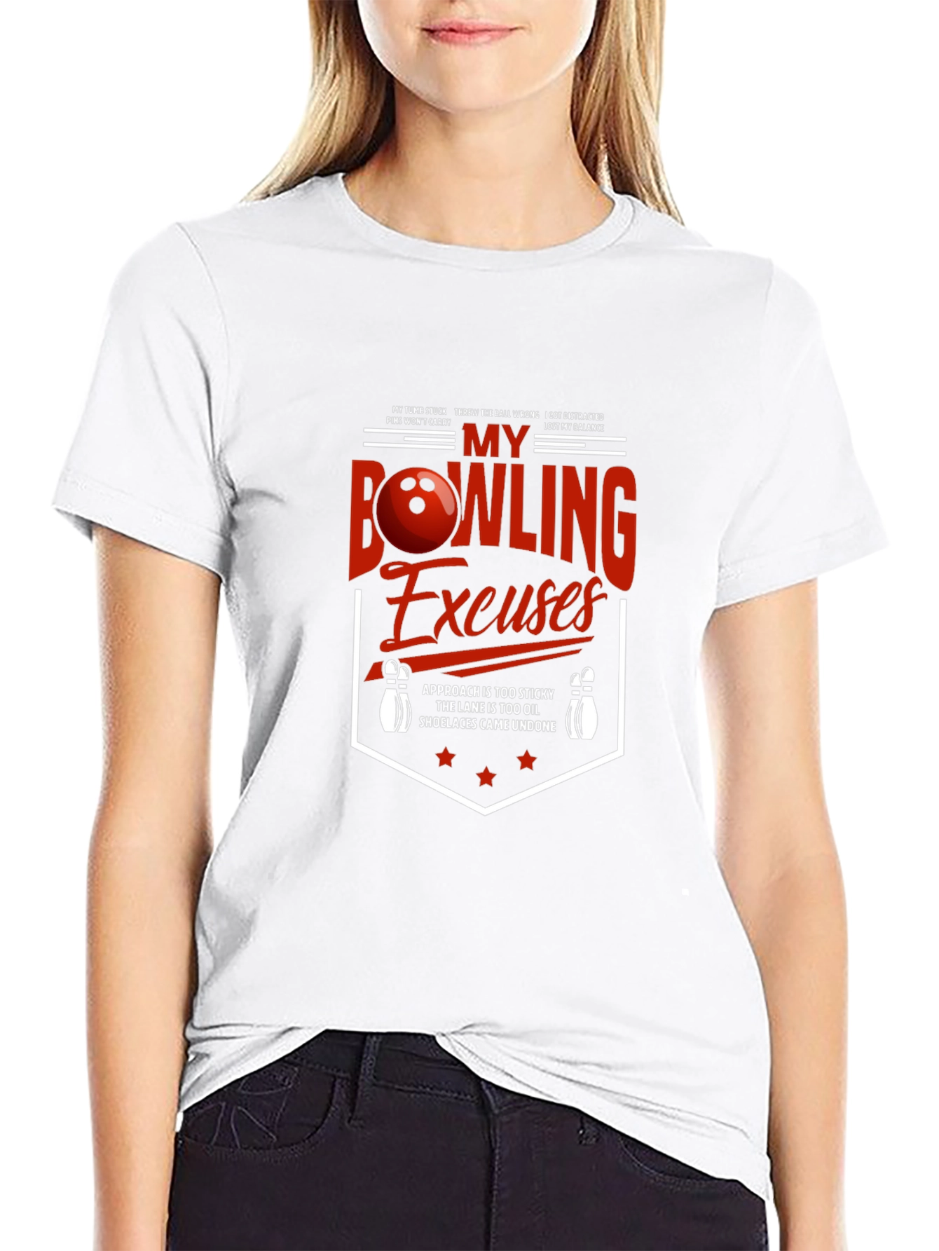 Funny Bowling Excuses T-Shirt