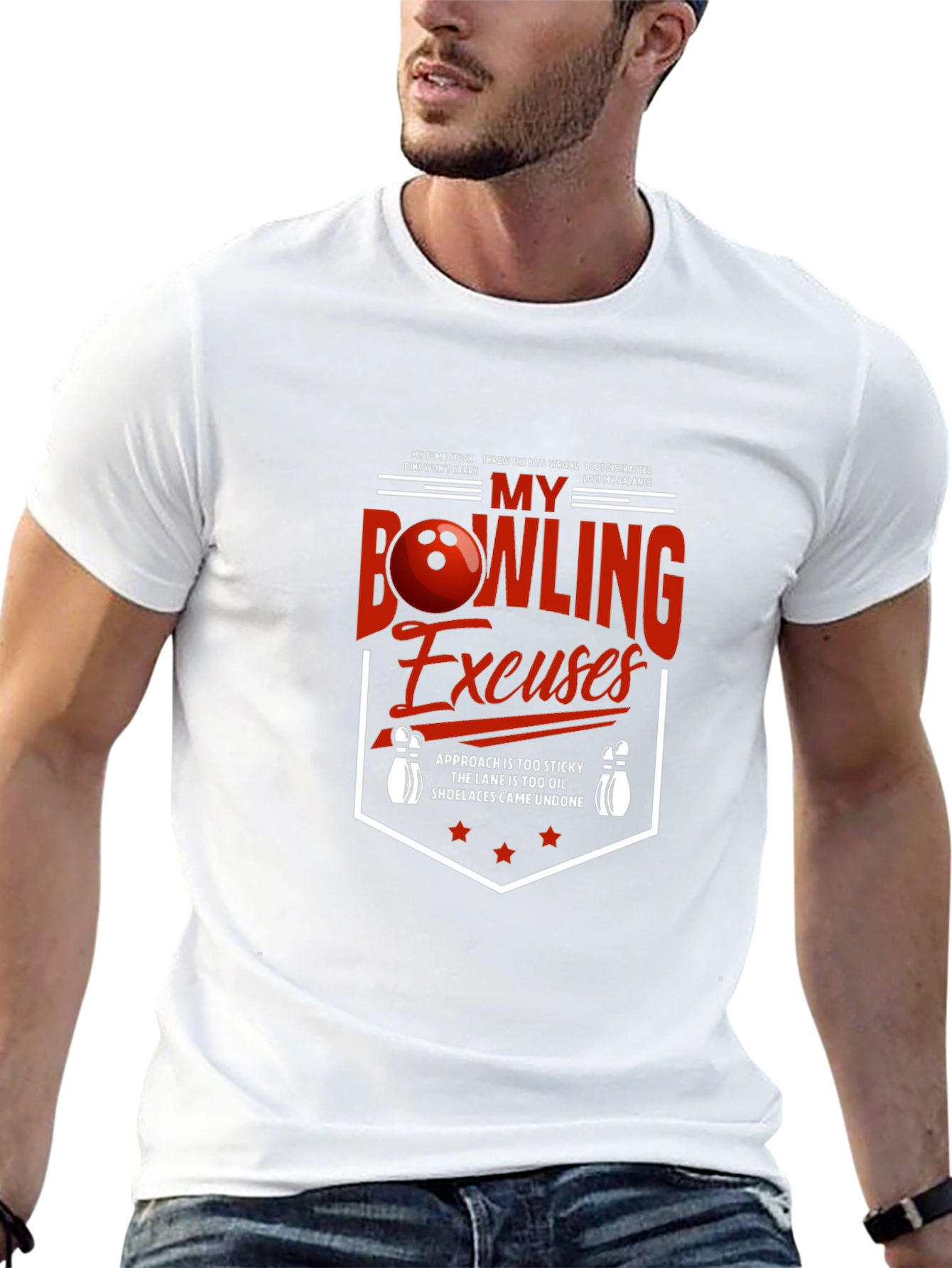 Funny Bowling Excuses T-Shirt