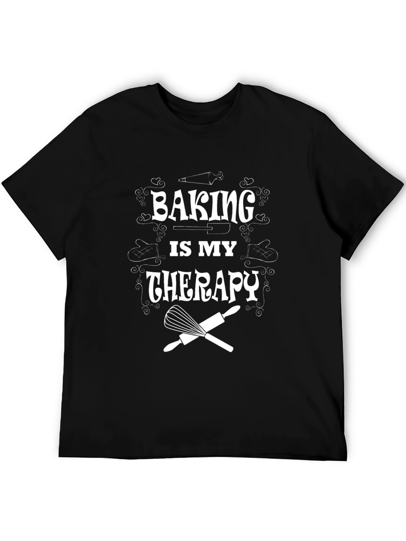 Baking is My Therapy Graphic T-Shirt