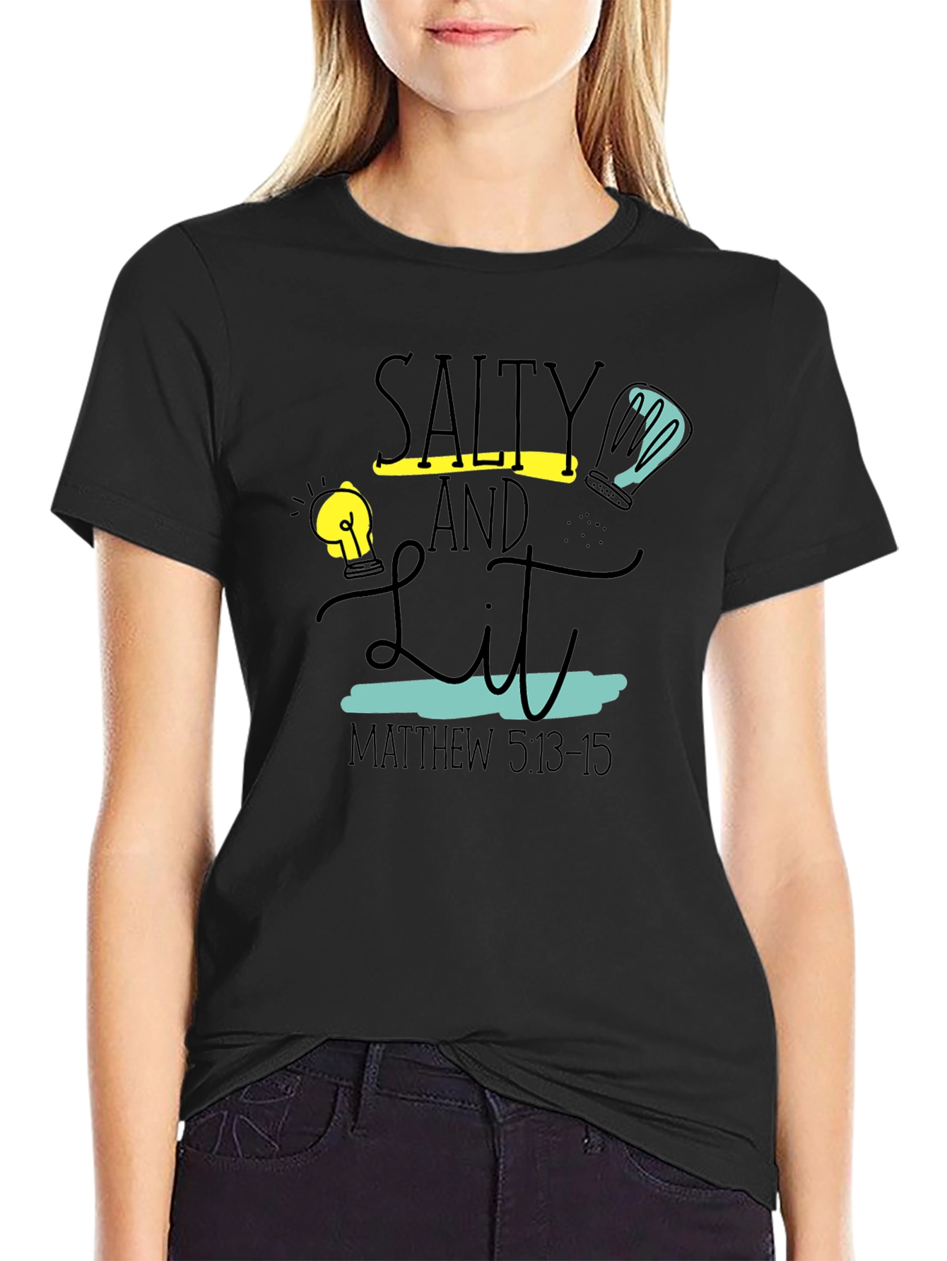 Salty And Lit Christian T-Shirt
