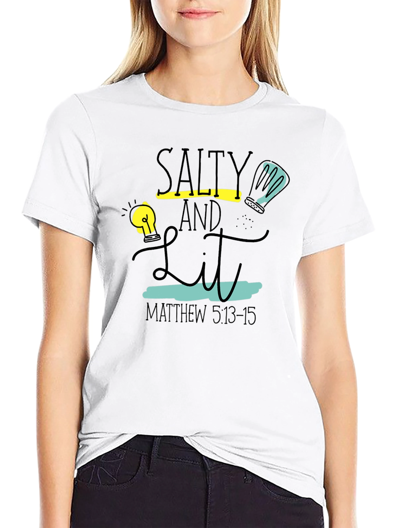 Salty And Lit Christian T-Shirt