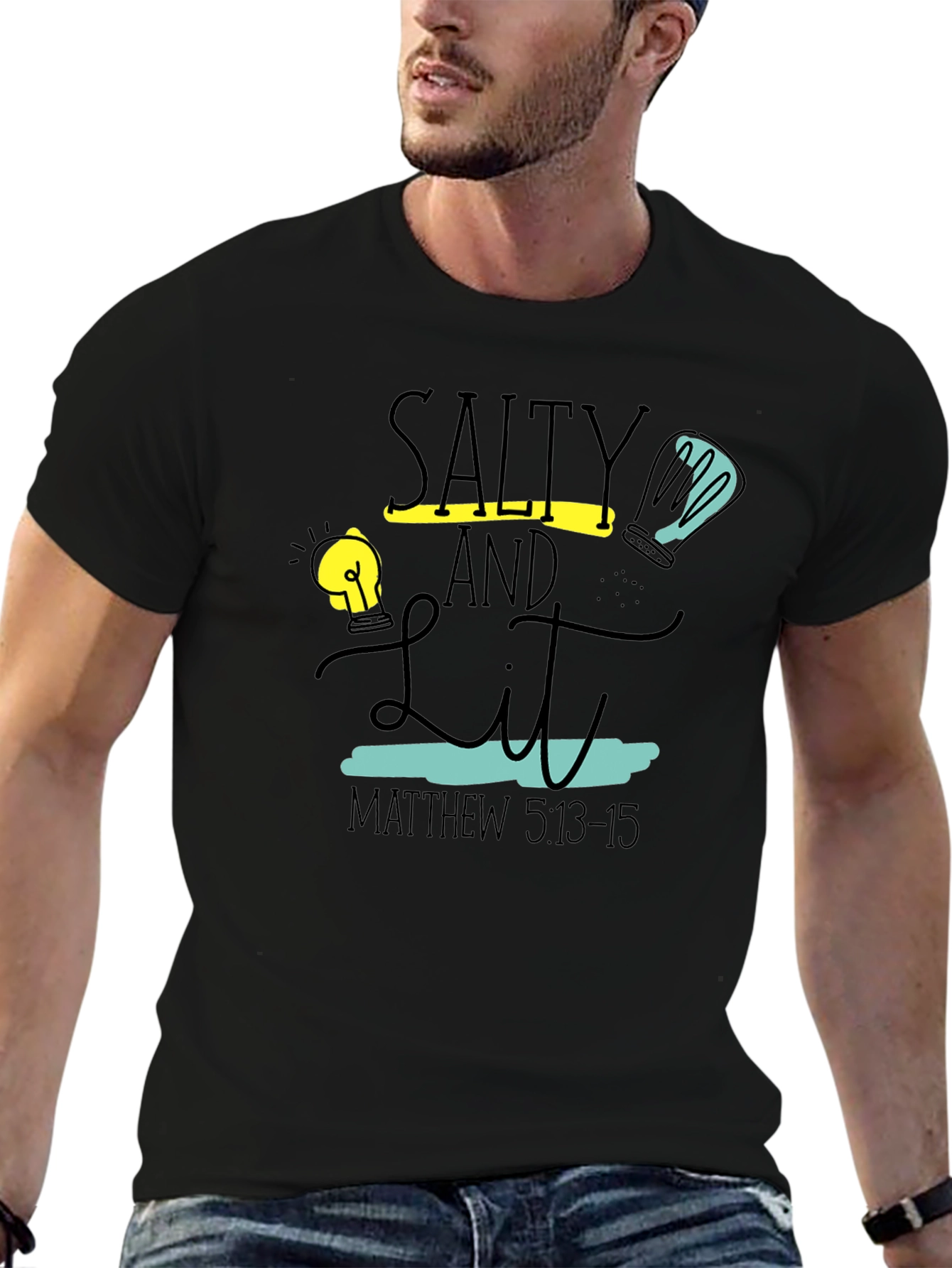 Salty And Lit Christian T-Shirt