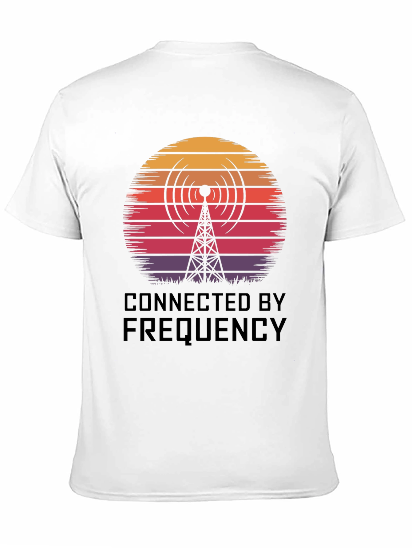 Connected by Frequency Graphic Tee