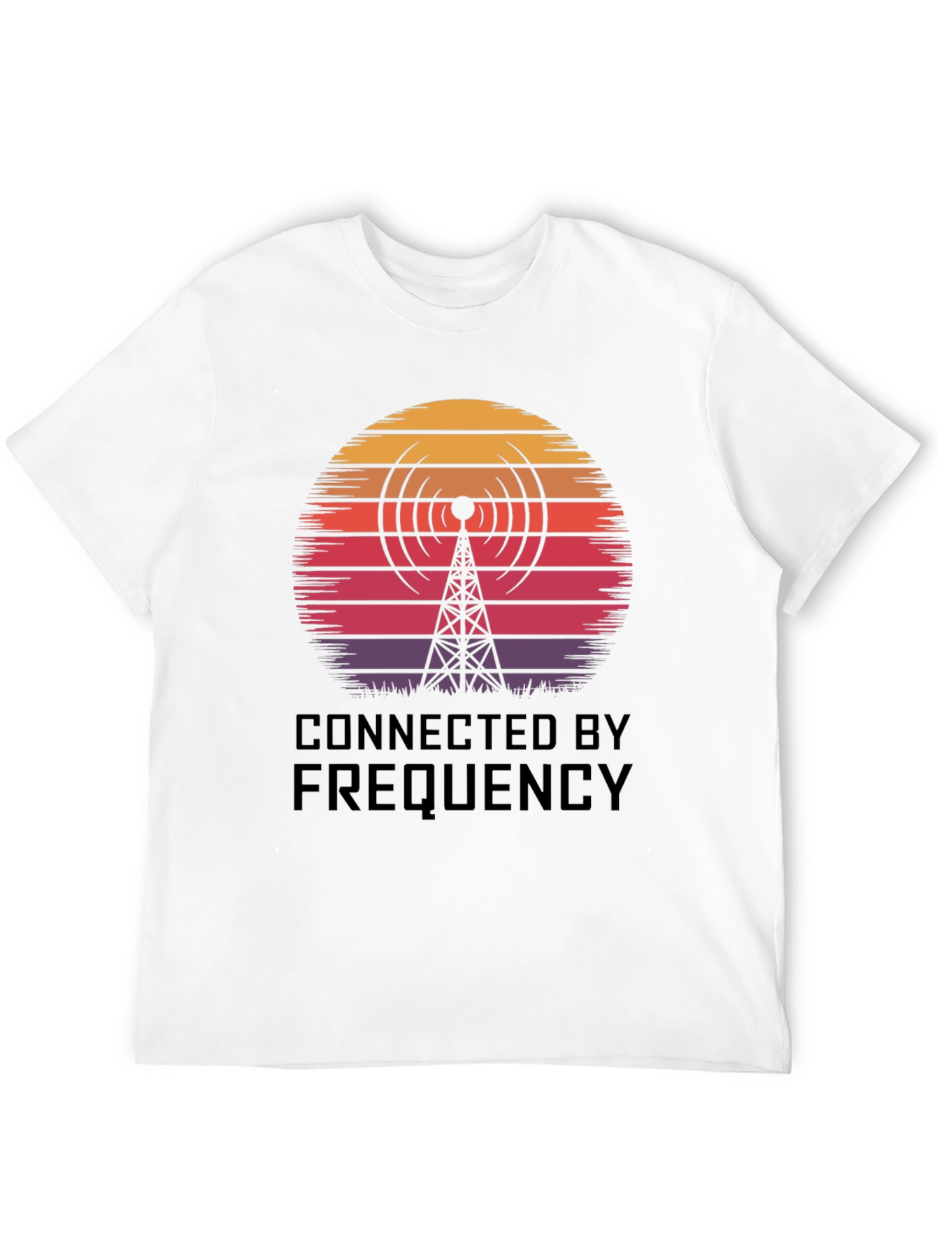 Connected by Frequency Graphic Tee