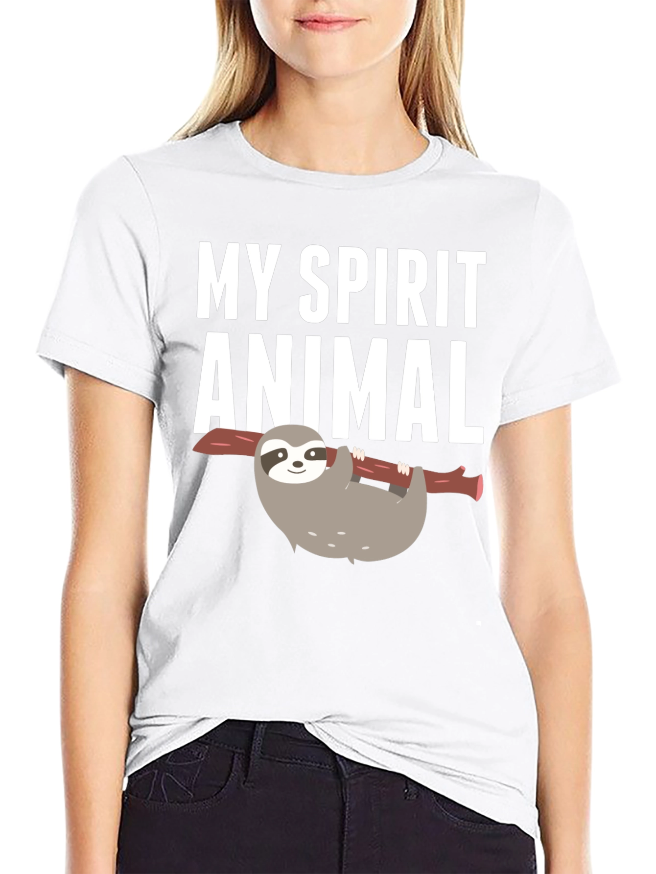 My Spirit Animal Sloth Graphic T-Shirt