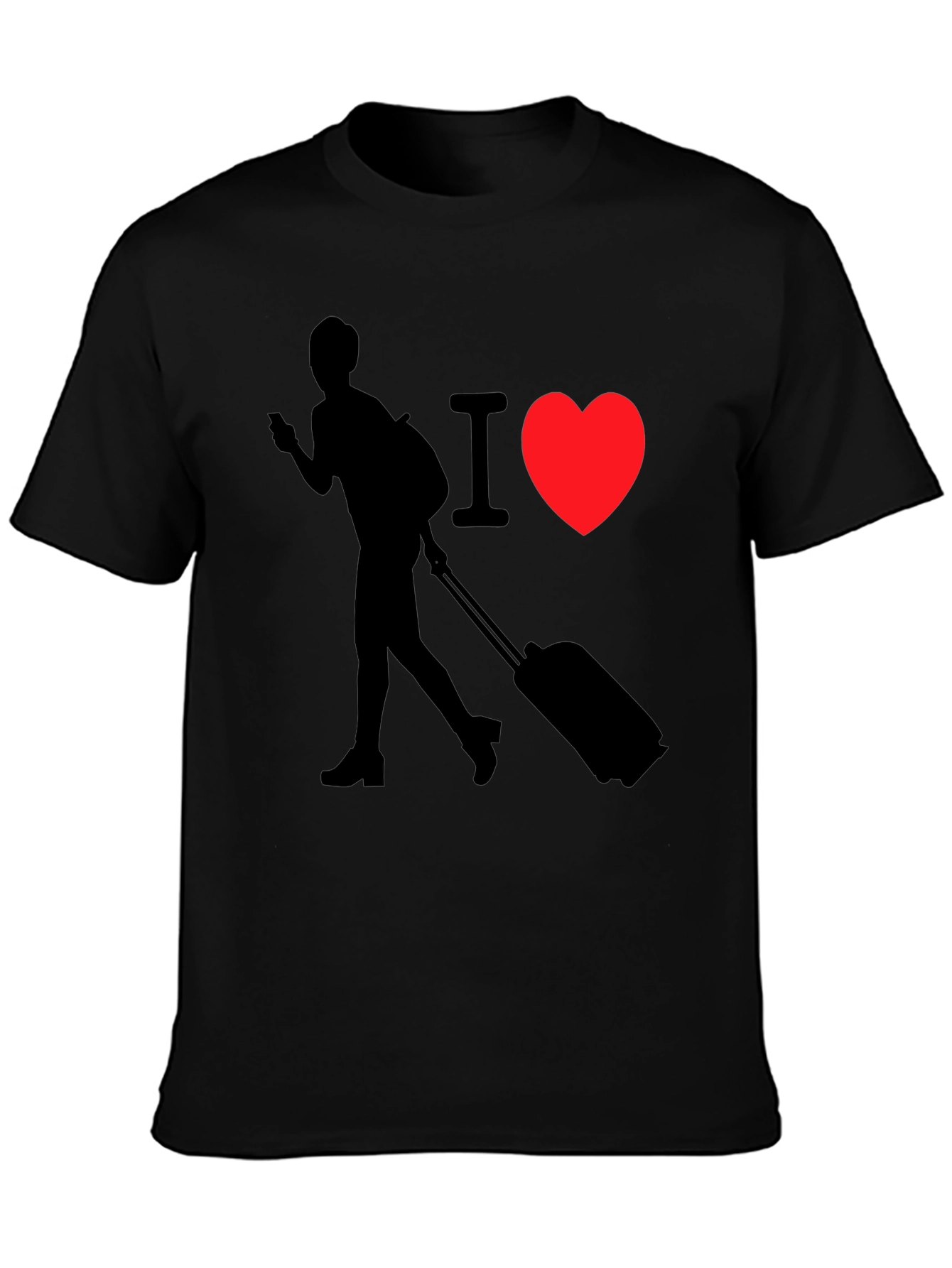 I Love Travel T-Shirt - Traveler Design