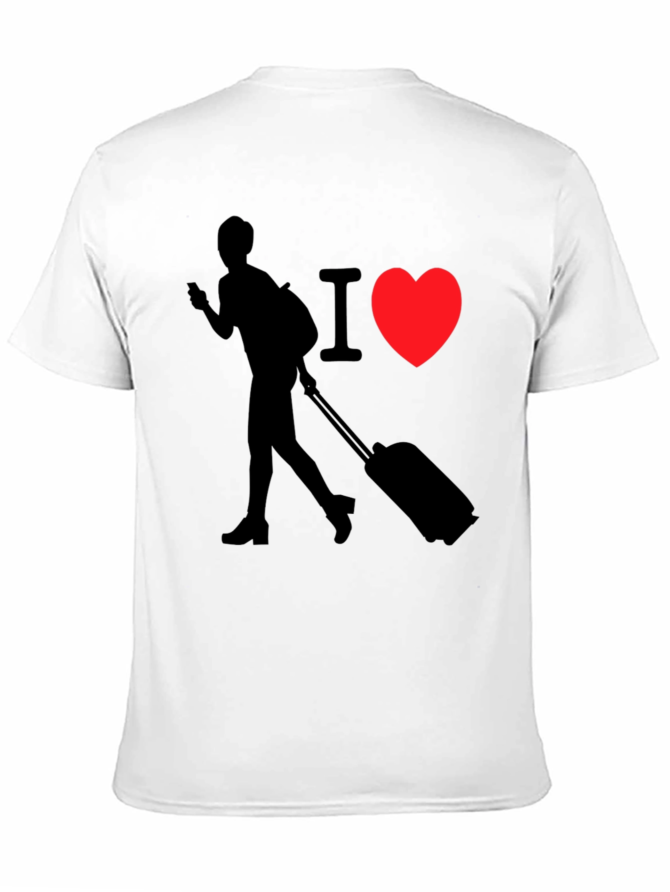 I Love Travel T-Shirt - Traveler Design