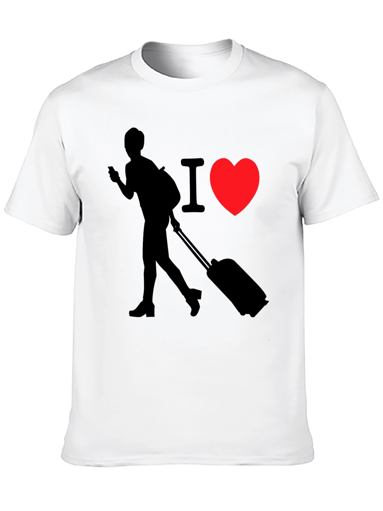 I Love Travel T-Shirt - Traveler Design