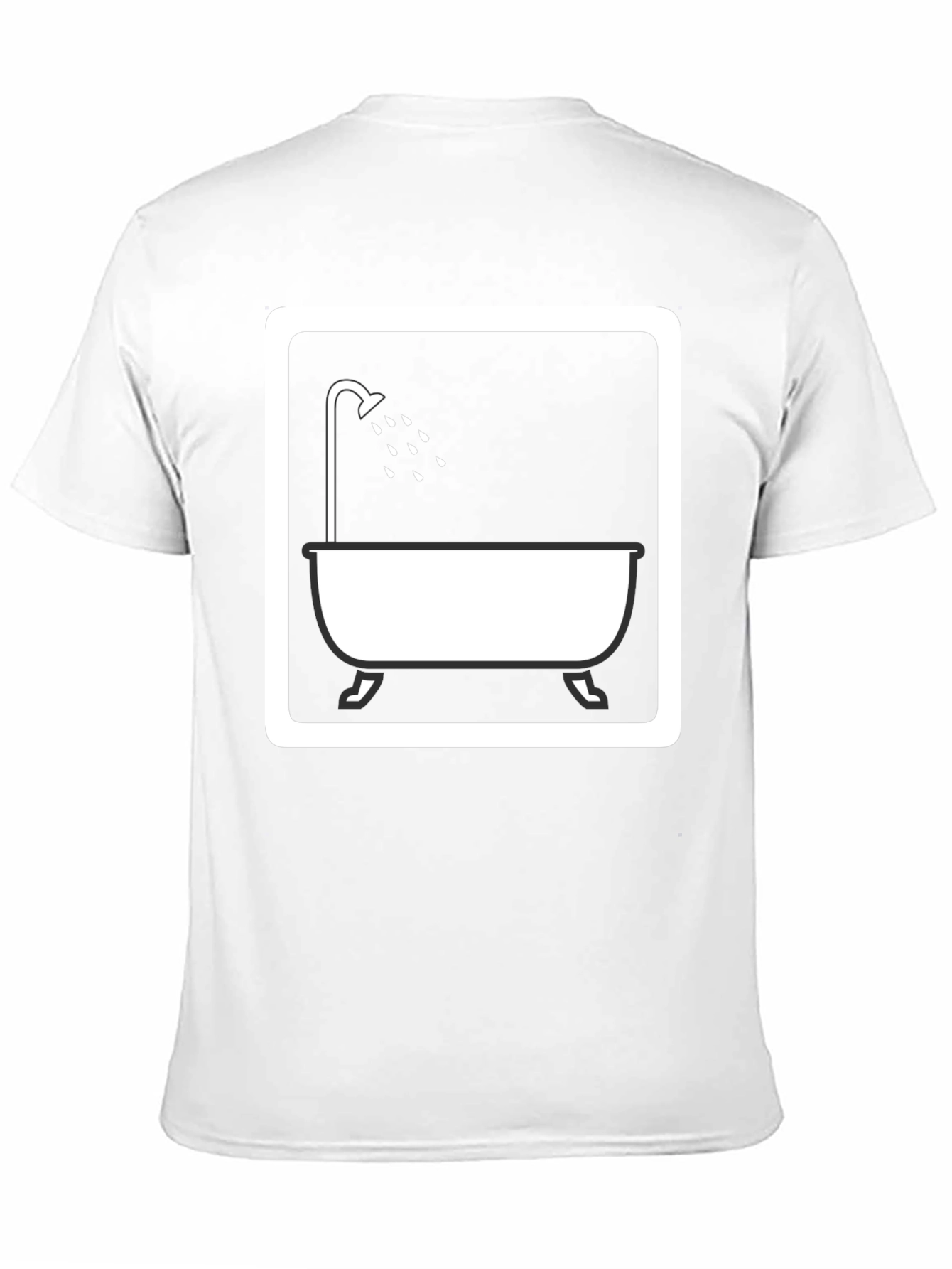 Shower Time Graphic Tee - Unisex Black T-Shirt