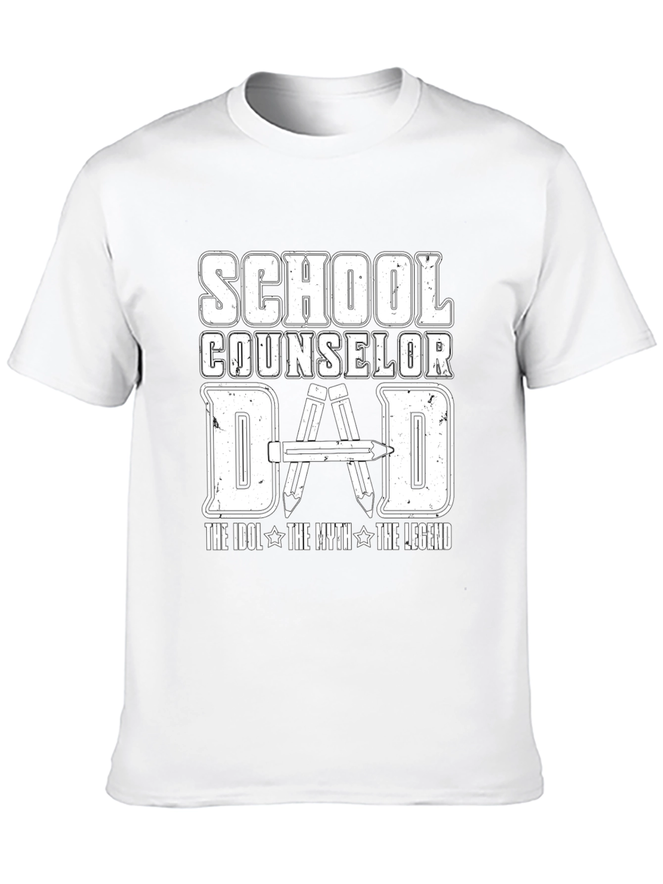 School Counselor Dad Graphic T-Shirt