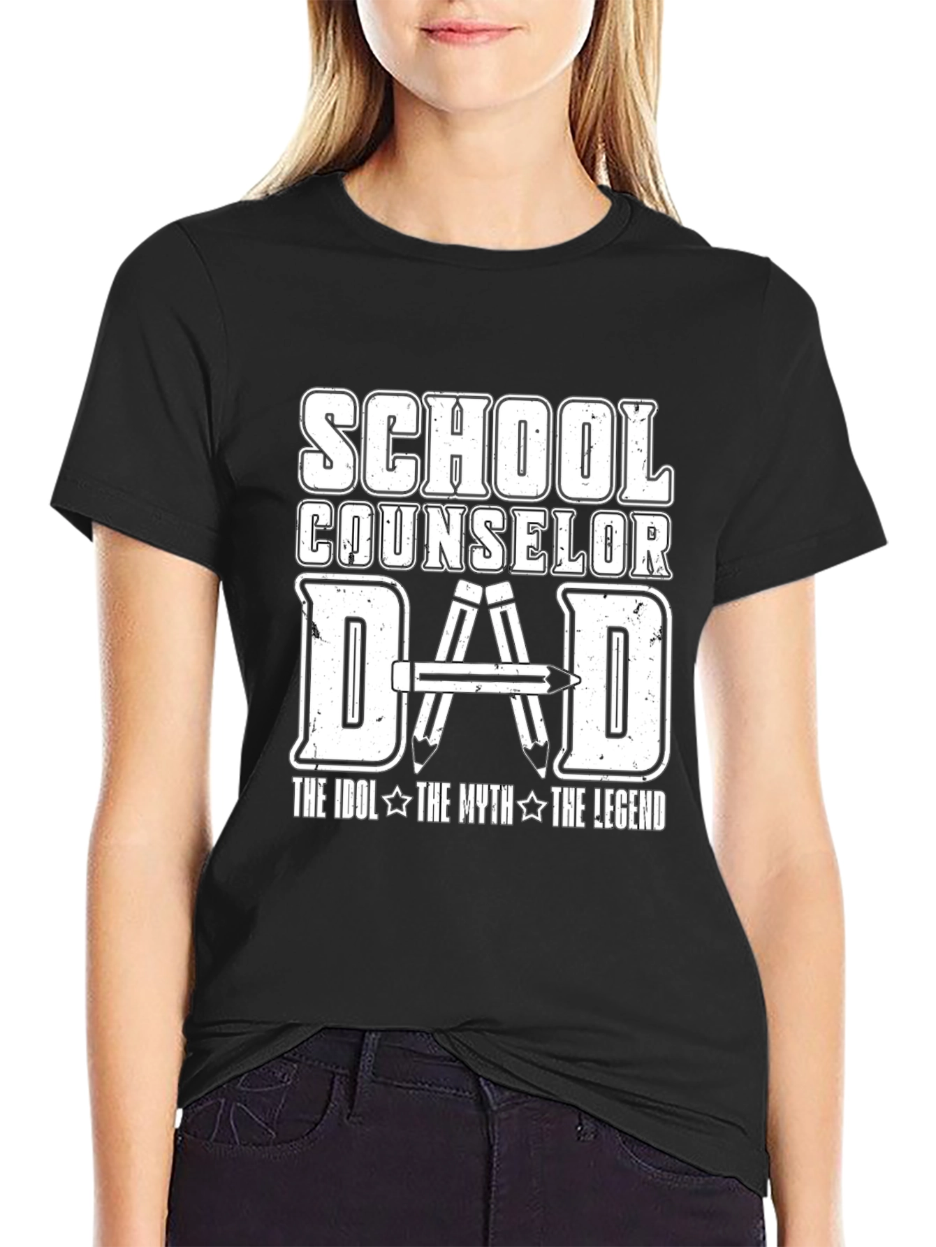 School Counselor Dad Graphic T-Shirt