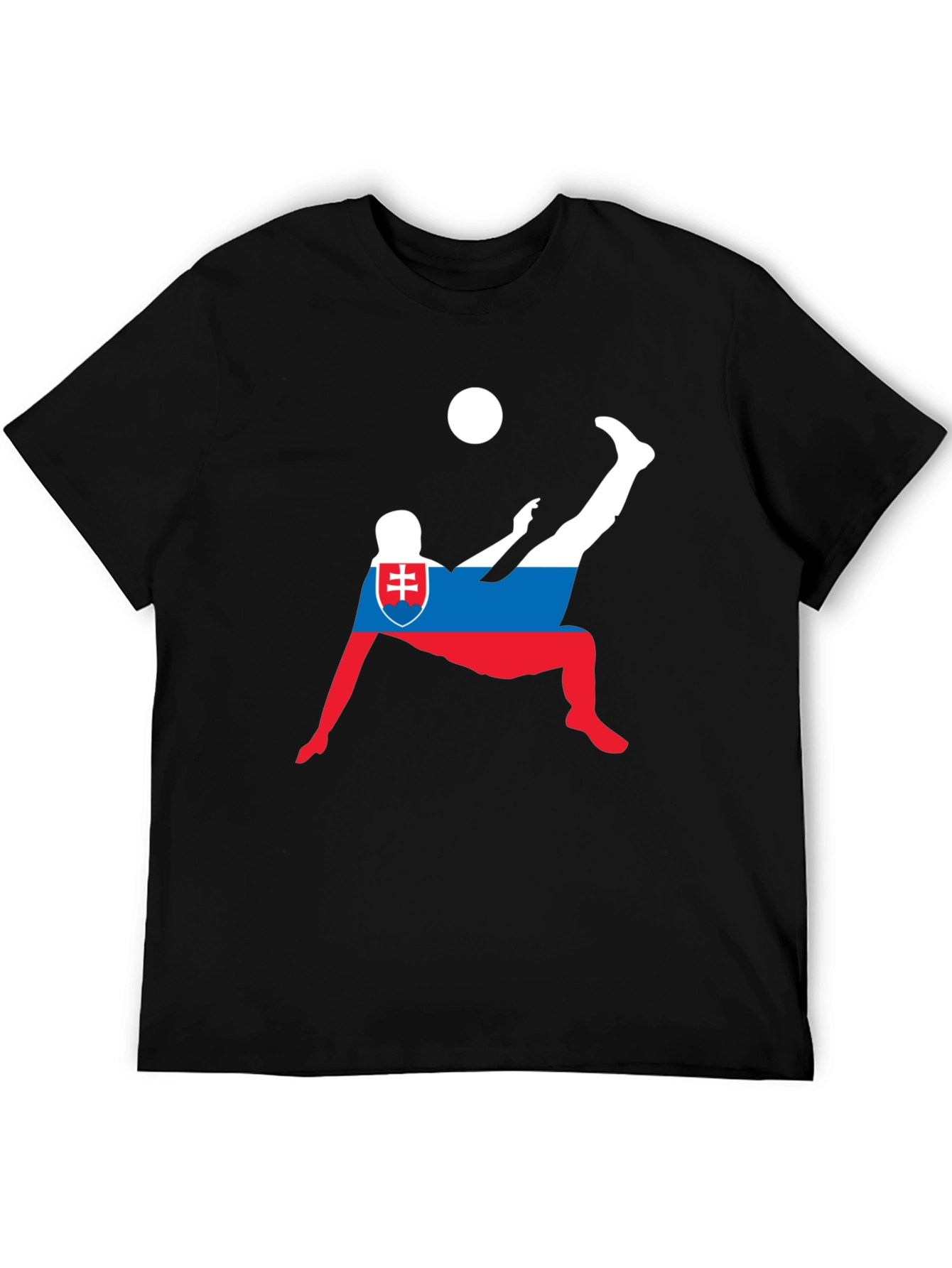 Slovakia Soccer T-Shirt: Flag Football Player