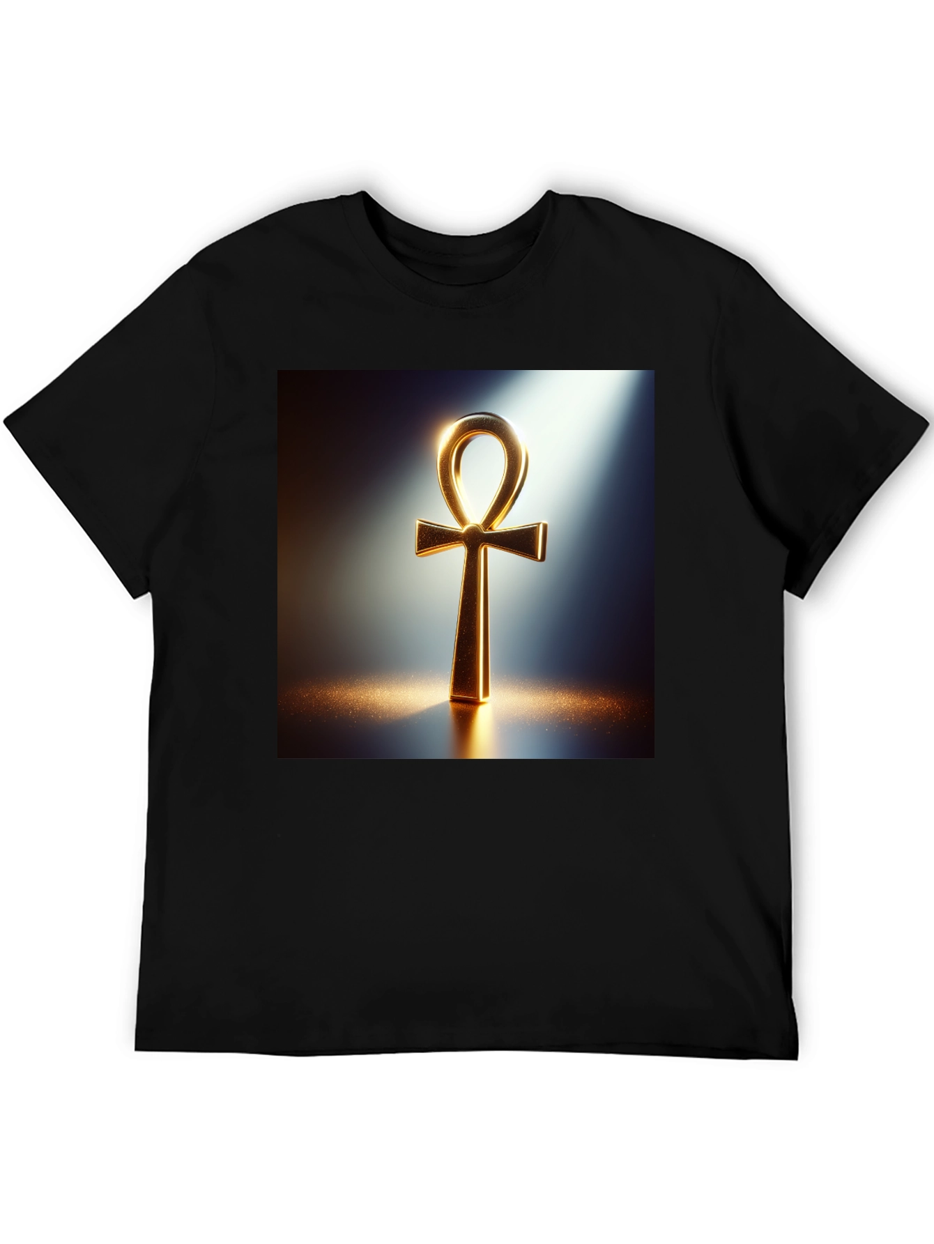 Ankh Graphic Tee - Stylish Egyptian Symbol