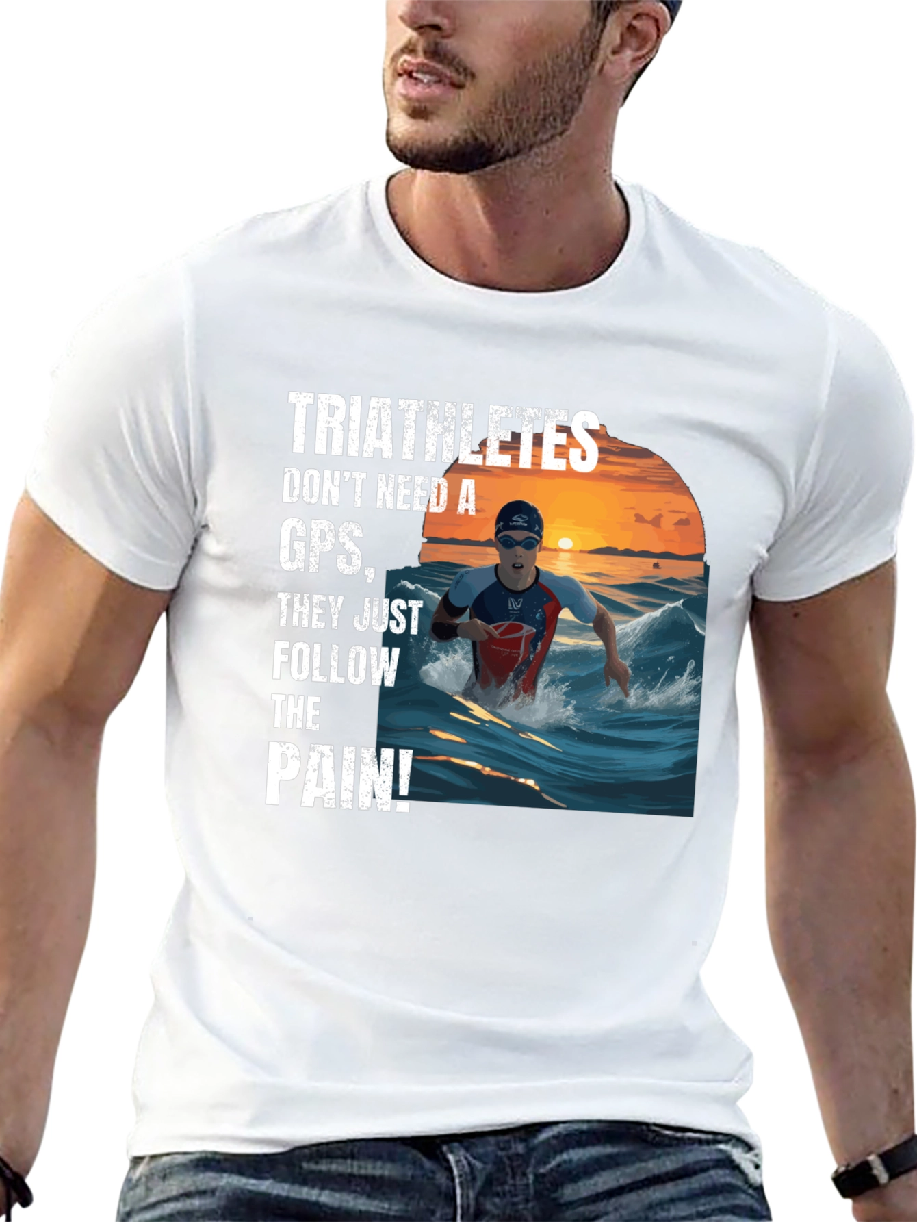 Triathletes Follow the Pain T-Shirt