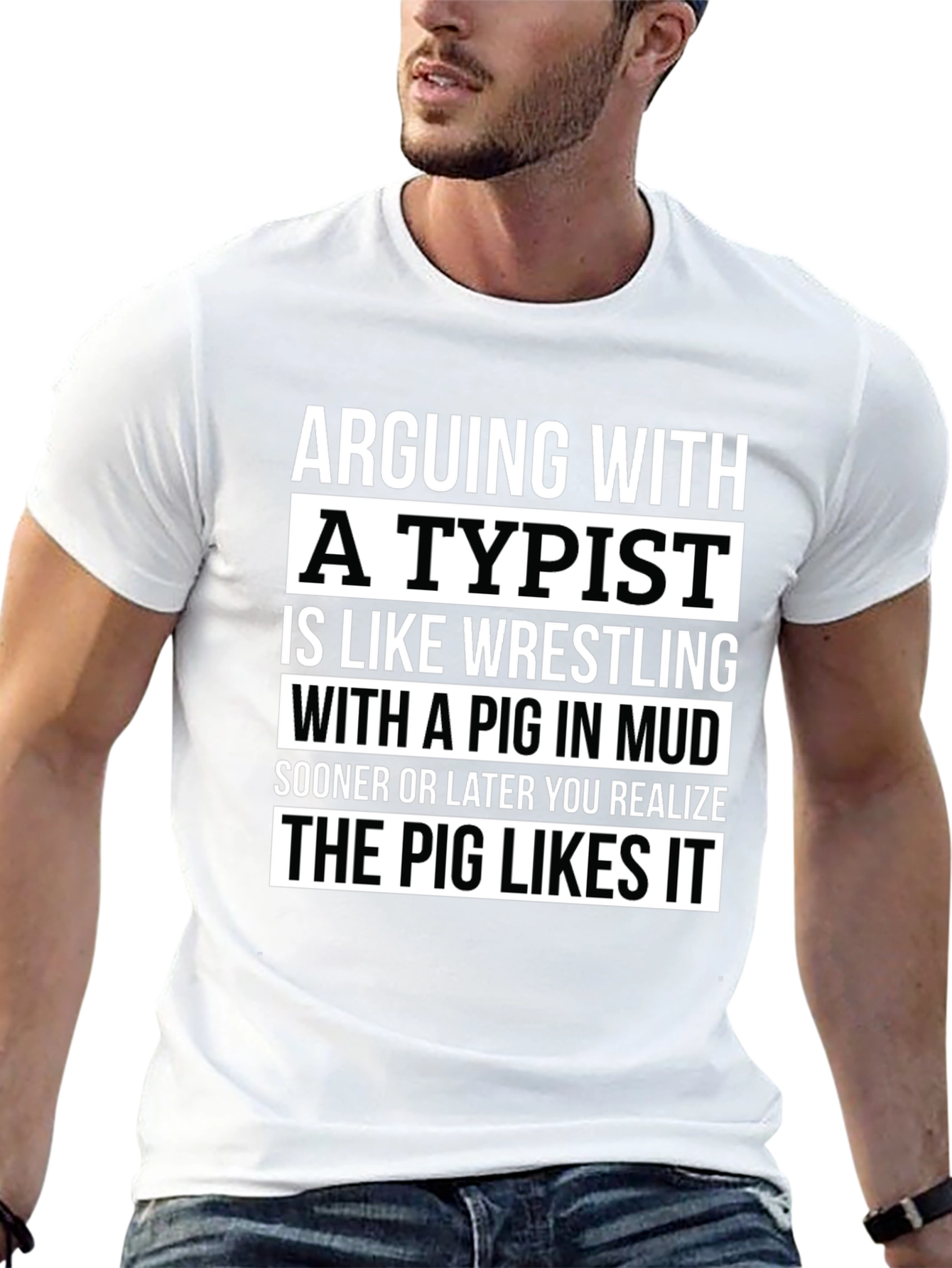 Arguing with a Typist Graphic T-Shirt