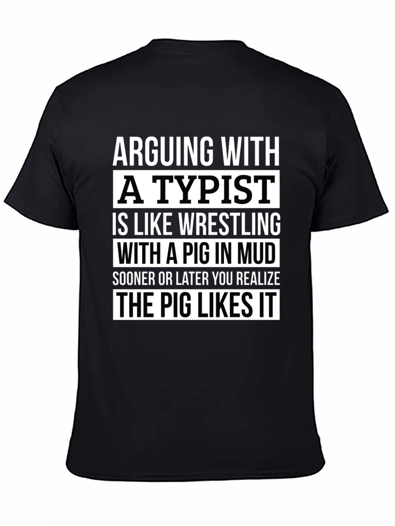 Arguing with a Typist Graphic T-Shirt