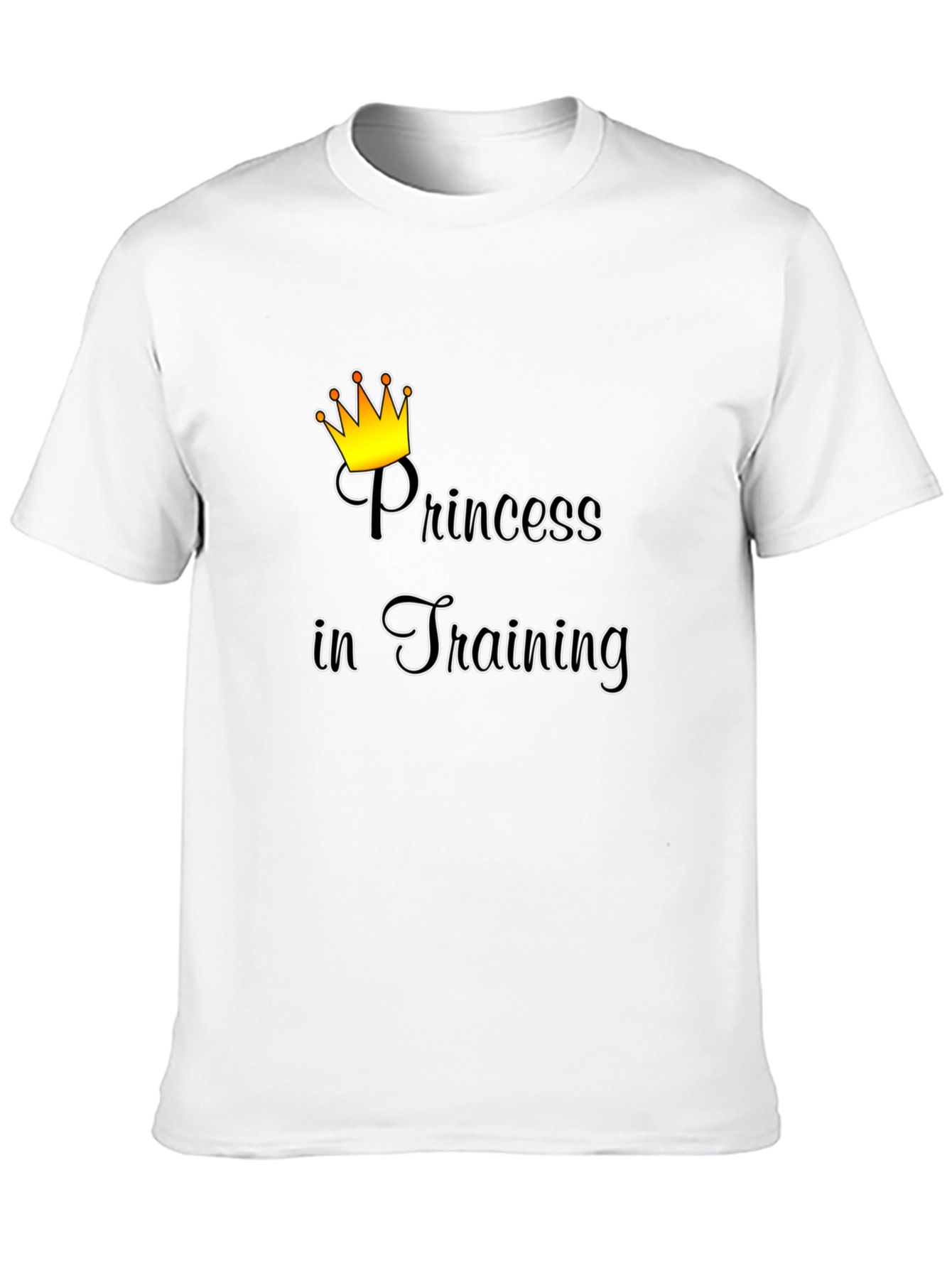 Princess In Training T-Shirt Black