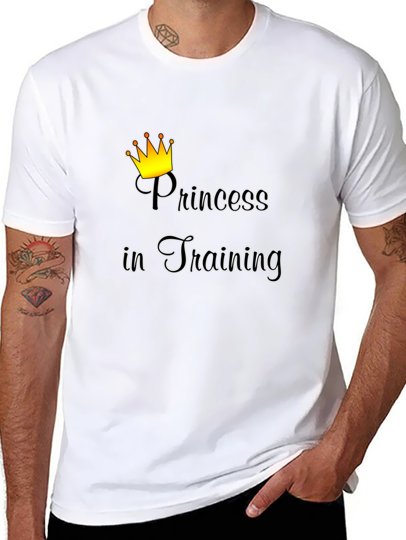 Princess In Training T-Shirt Black
