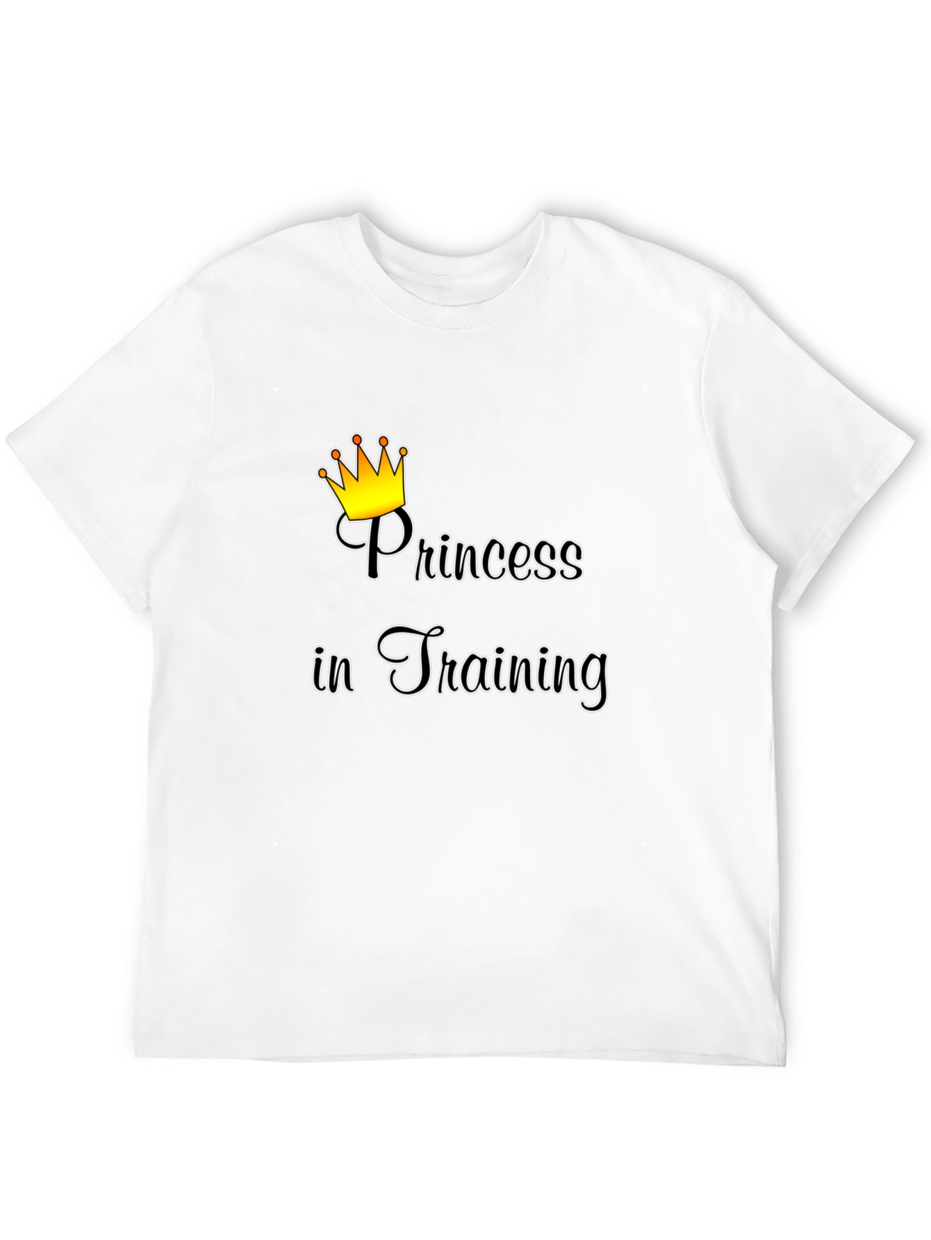 Princess In Training T-Shirt Black