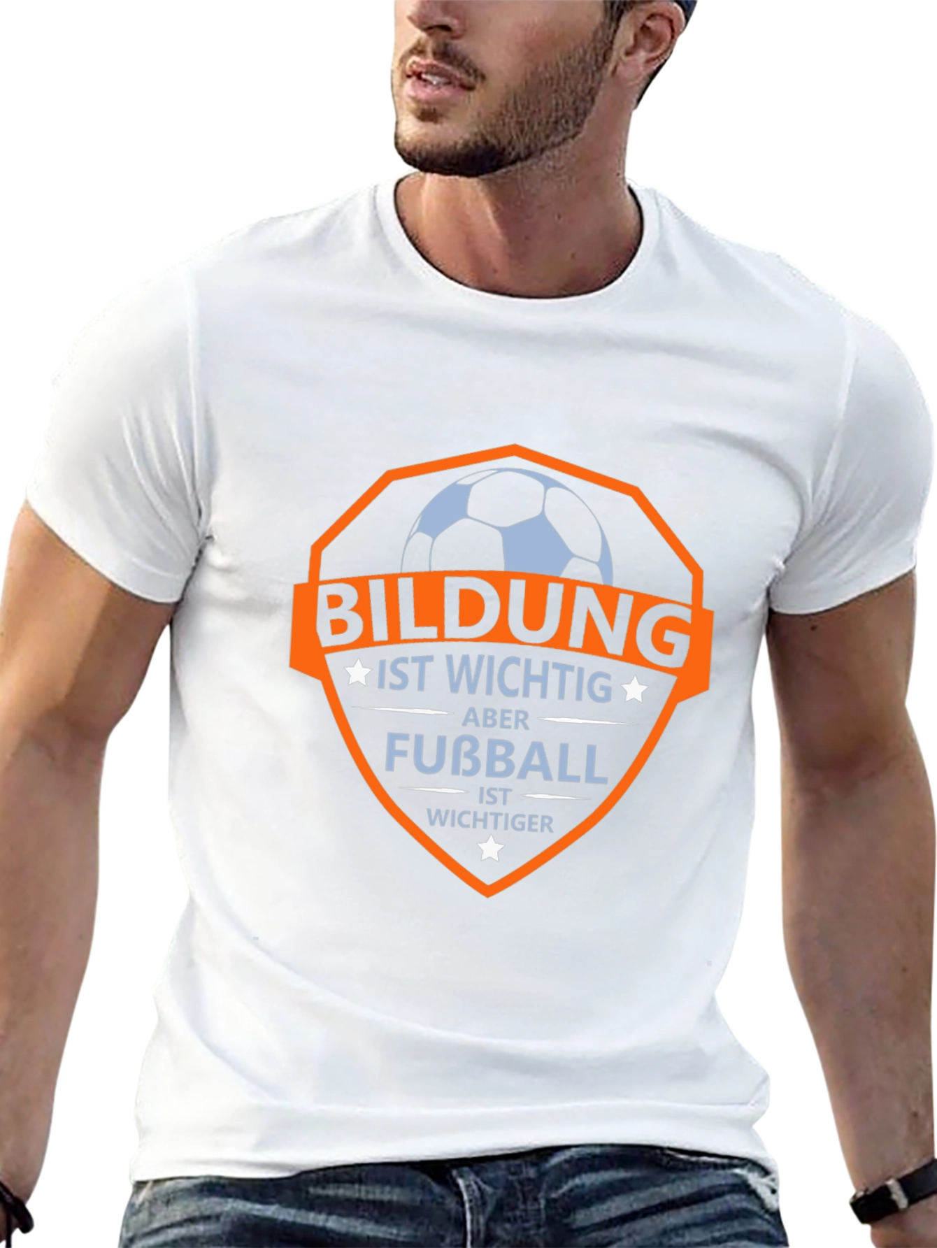Education Vs Soccer Graphic Tee