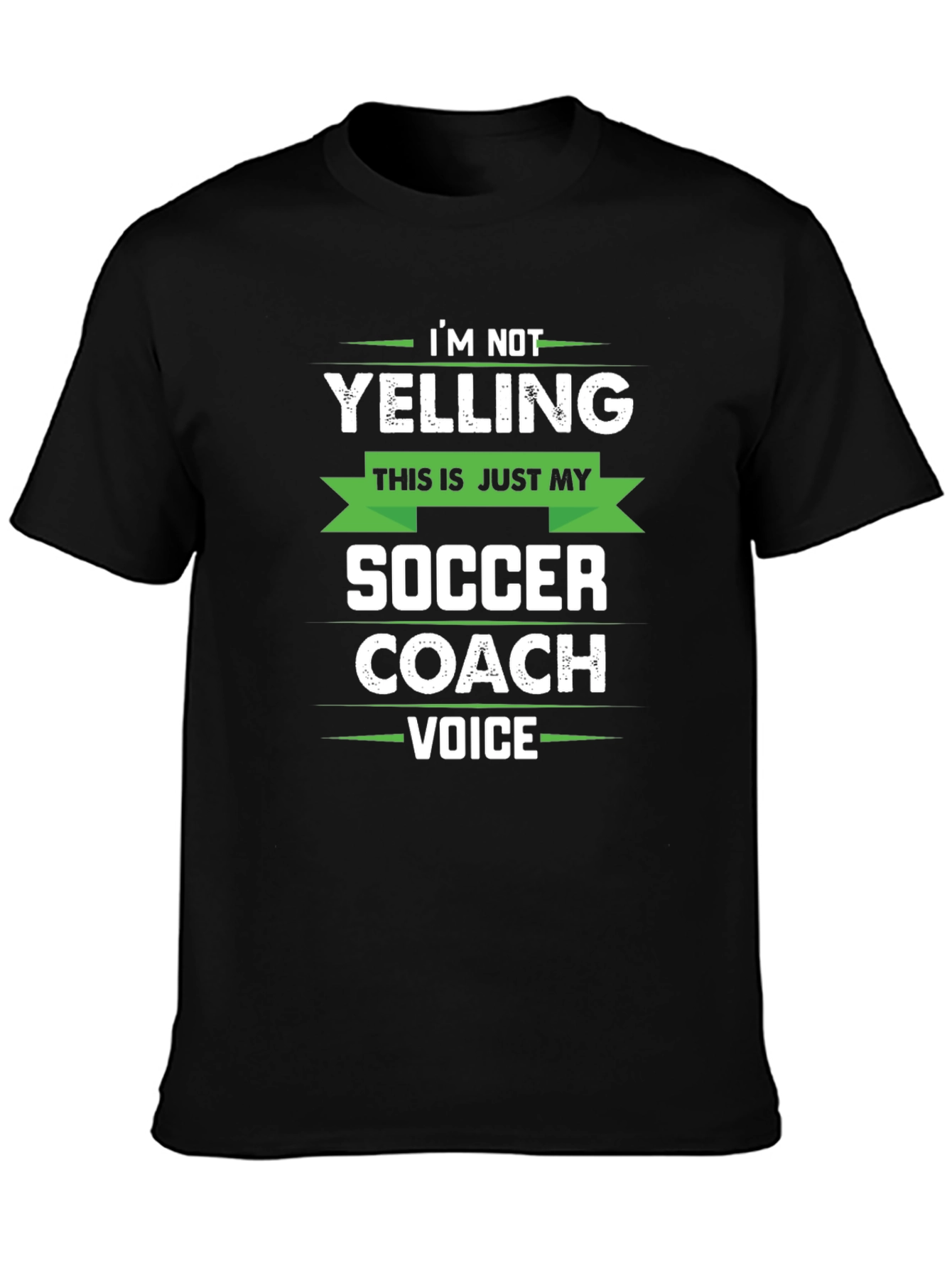 Soccer Coach Voice T-Shirt - Funny Novelty Tee