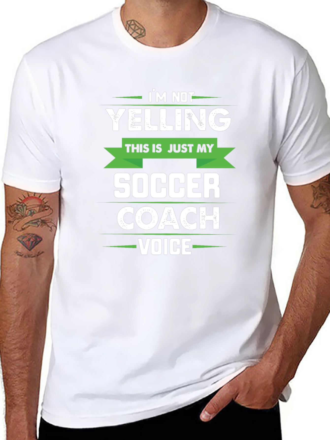 Soccer Coach Voice T-Shirt - Funny Novelty Tee