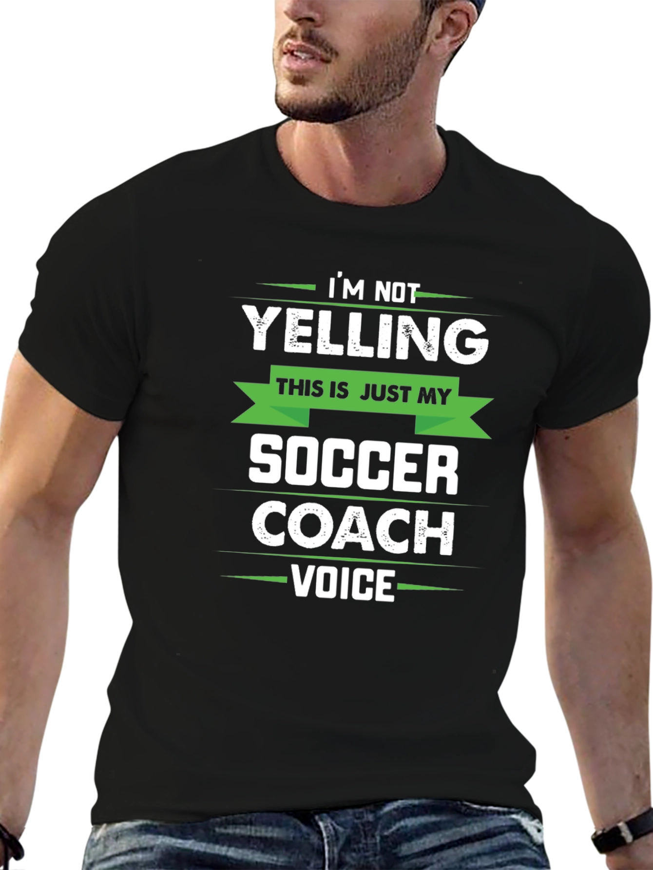 Soccer Coach Voice T-Shirt - Funny Novelty Tee