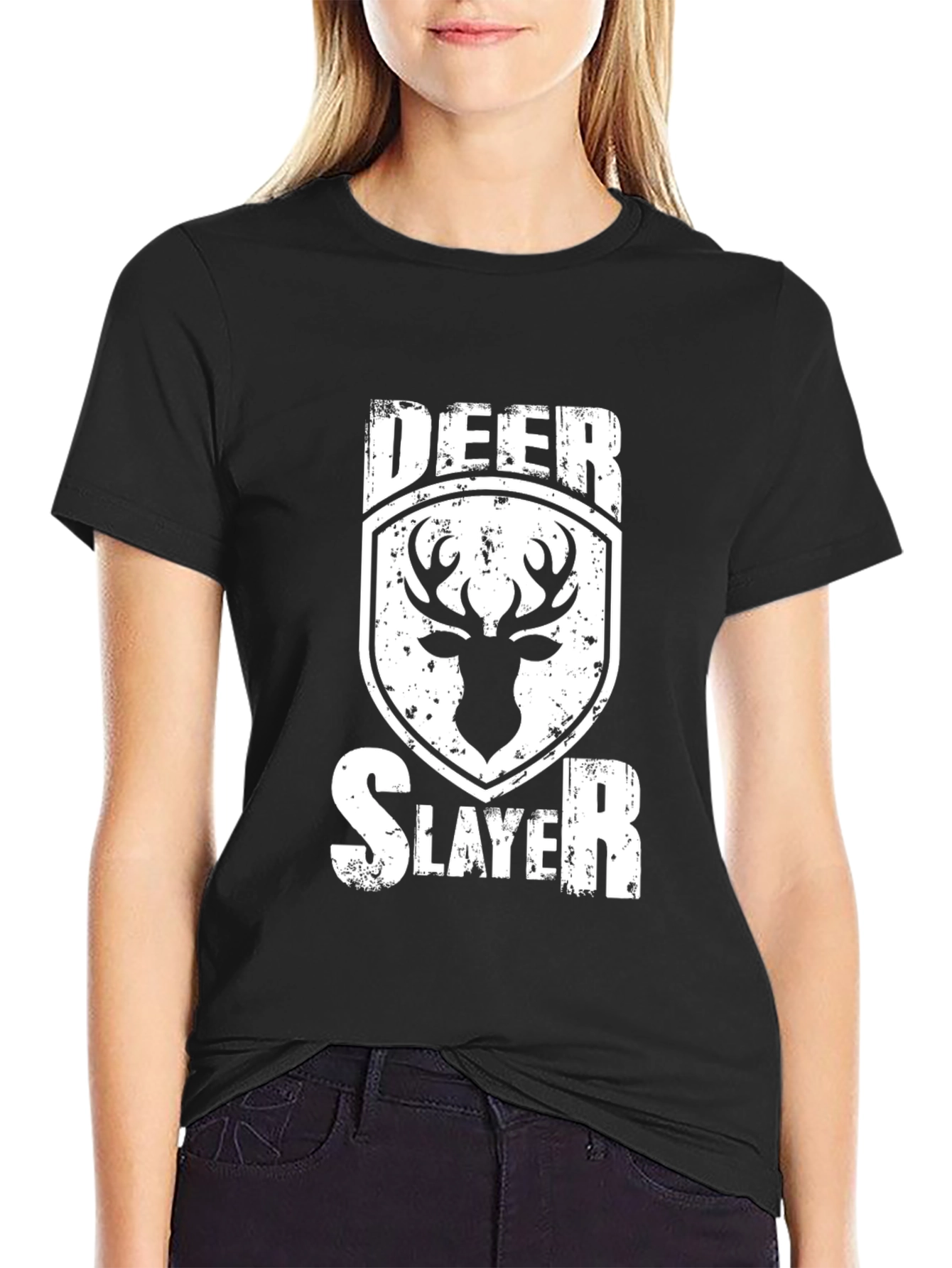 Deer Slayer Graphic T-Shirt - Hunting Apparel