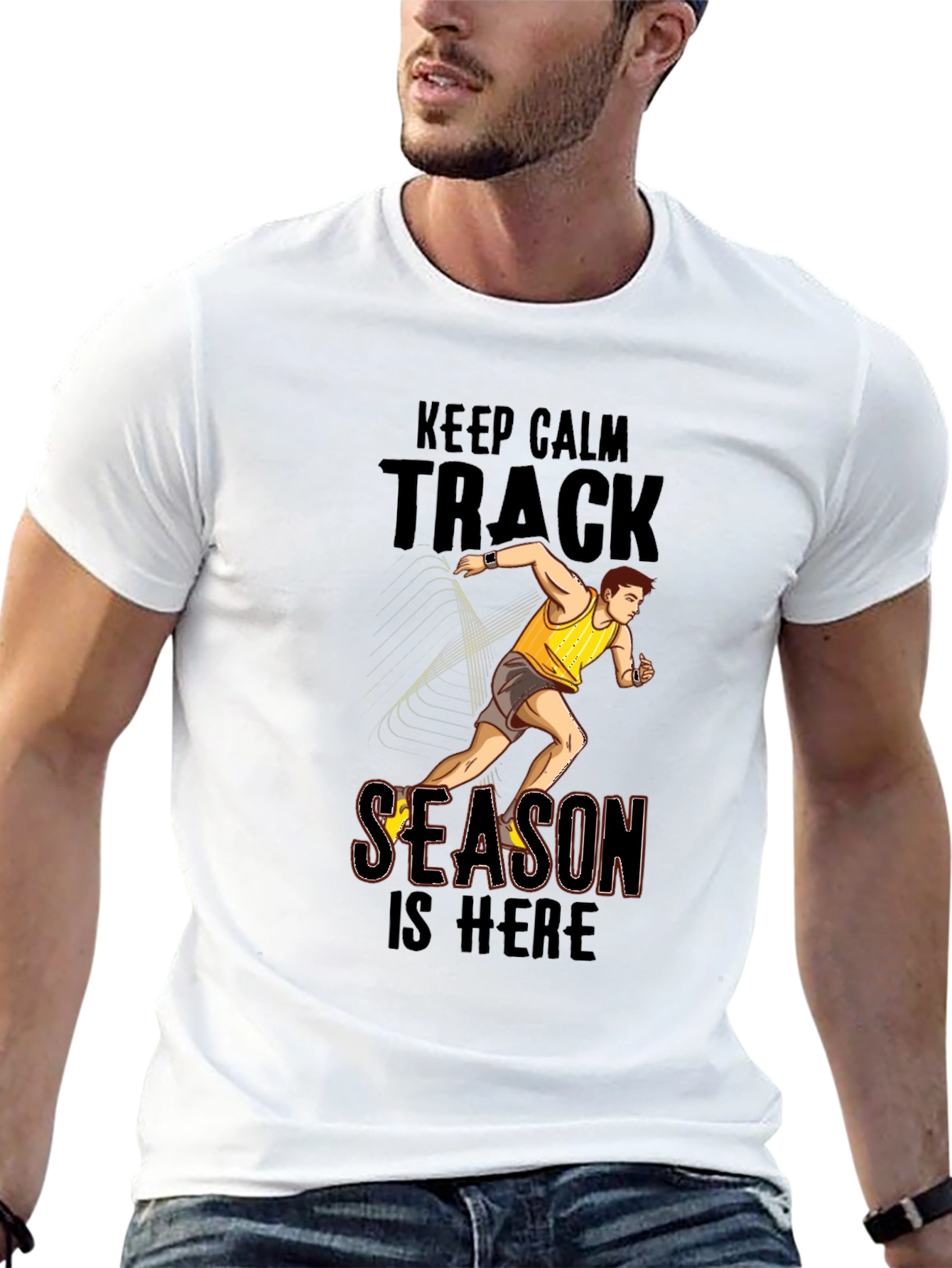 Keep Calm Track Season Here T-Shirt