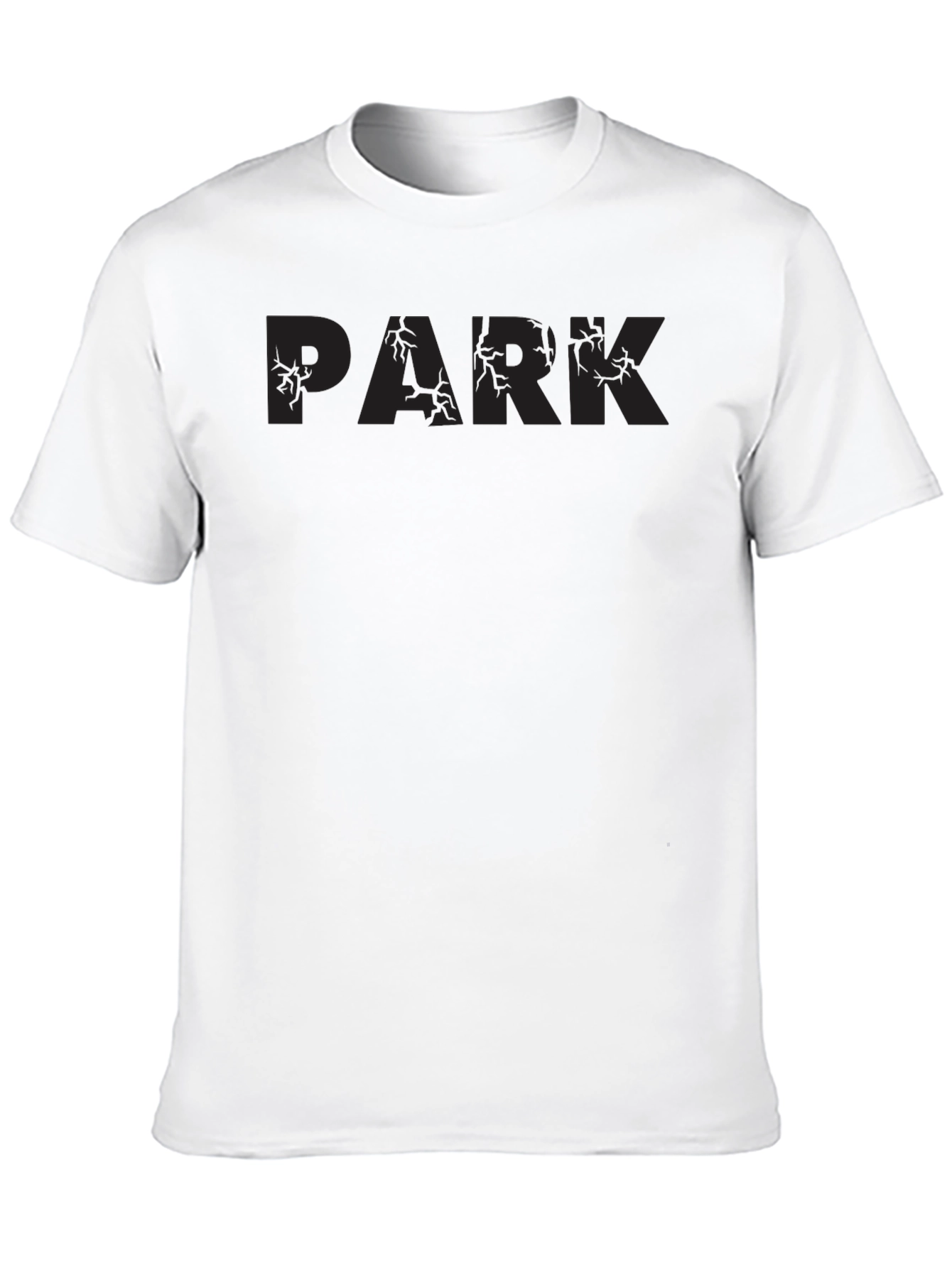Mens Black PARK Graphic Tee