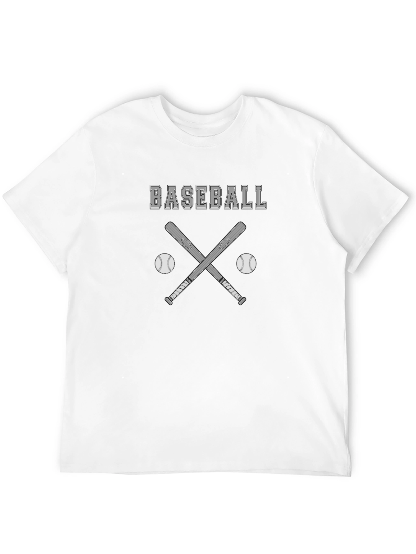 Baseball Bats Graphic Tee - Black Cotton T-Shirt