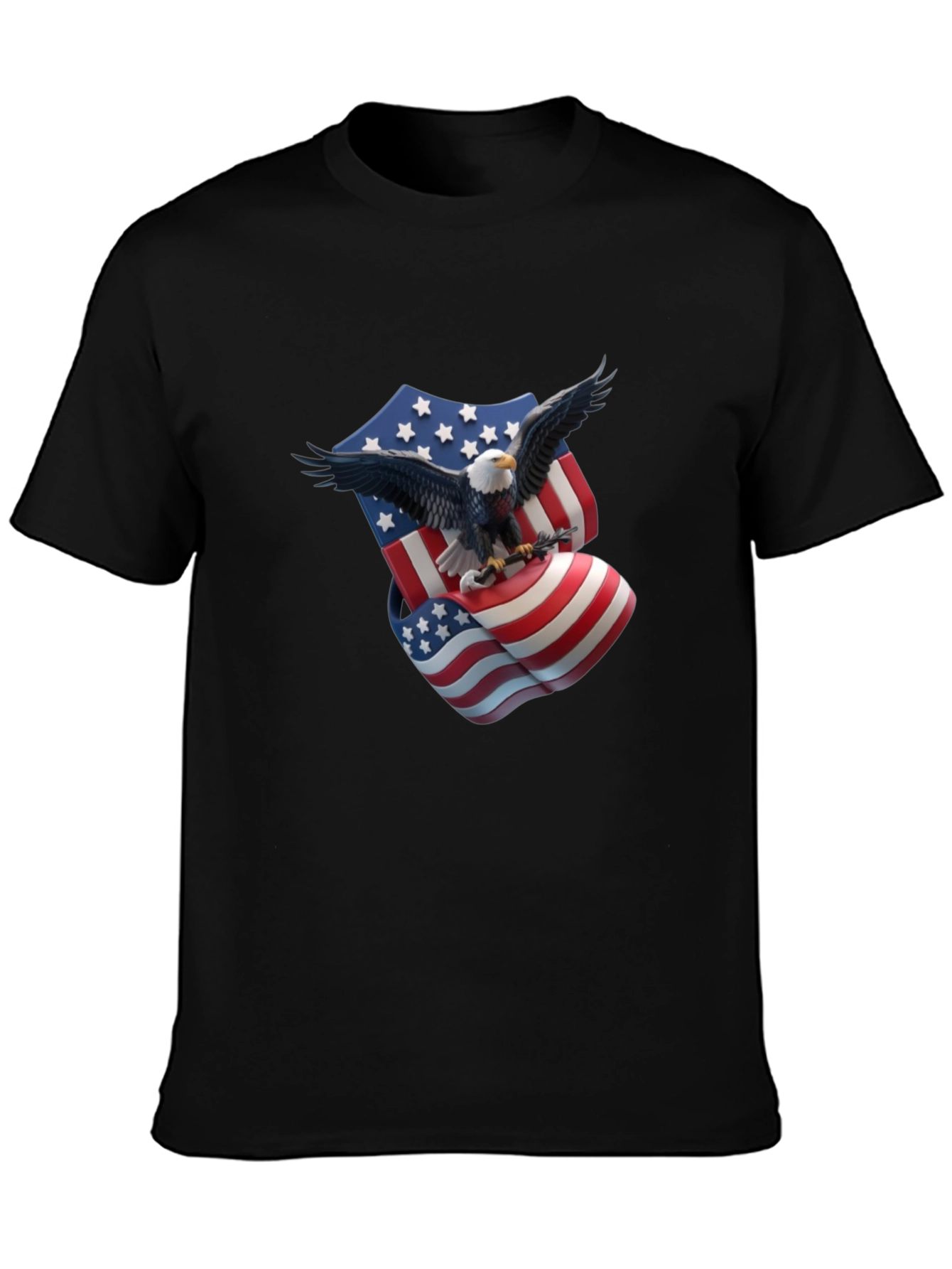 American Eagle USA Flag Graphic T-Shirt