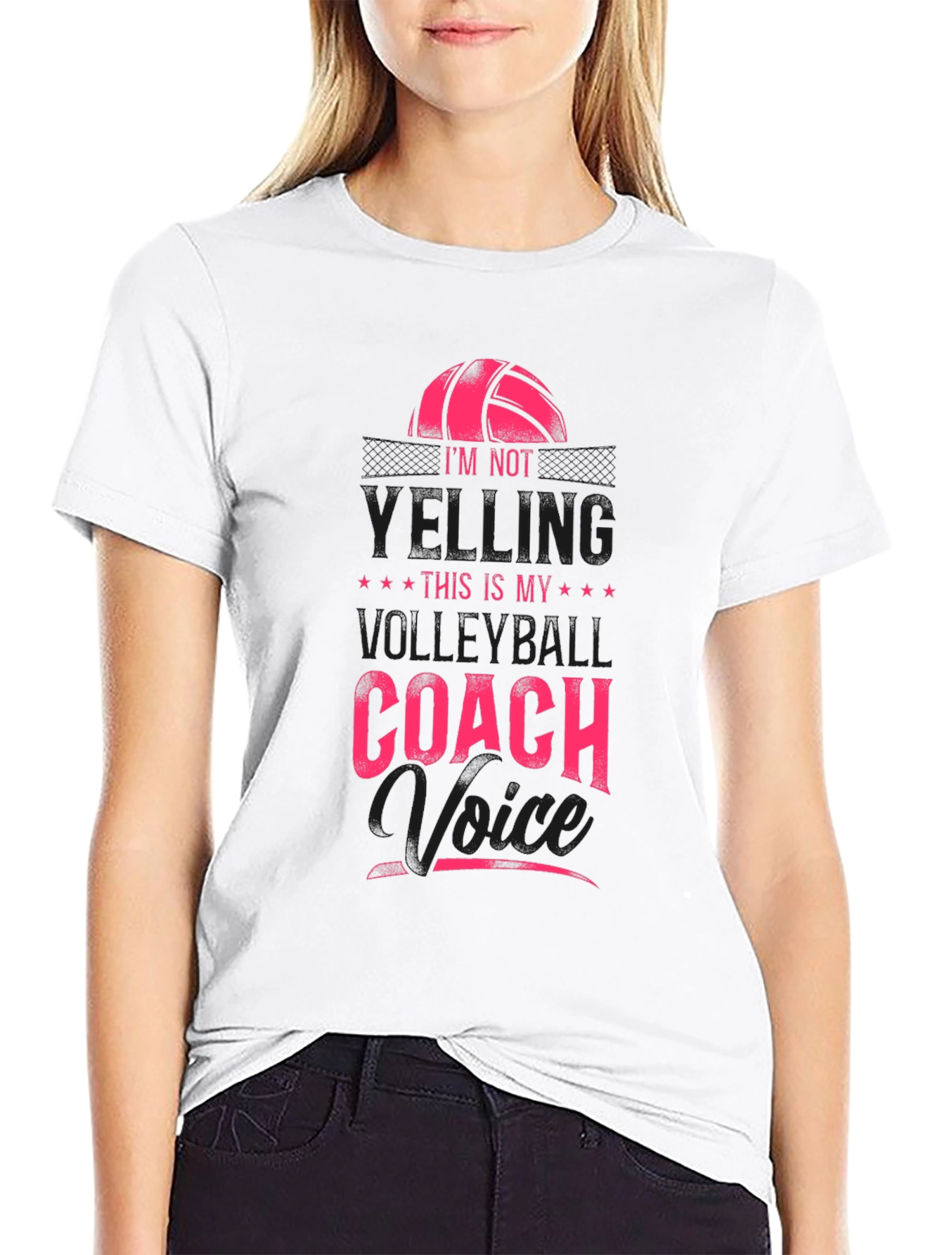 Volleyball Coach Voice Graphic Tee
