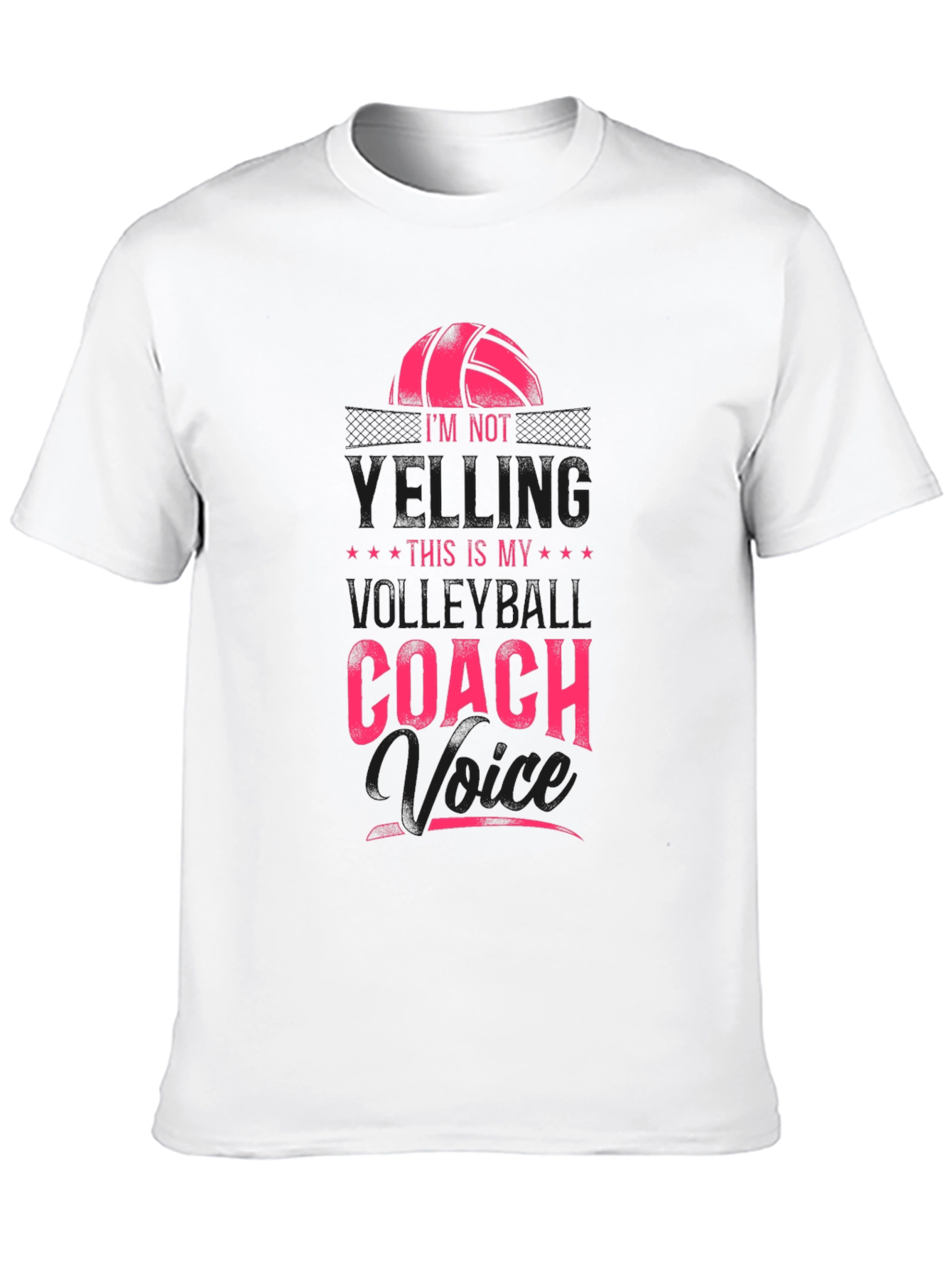 Volleyball Coach Voice Graphic Tee