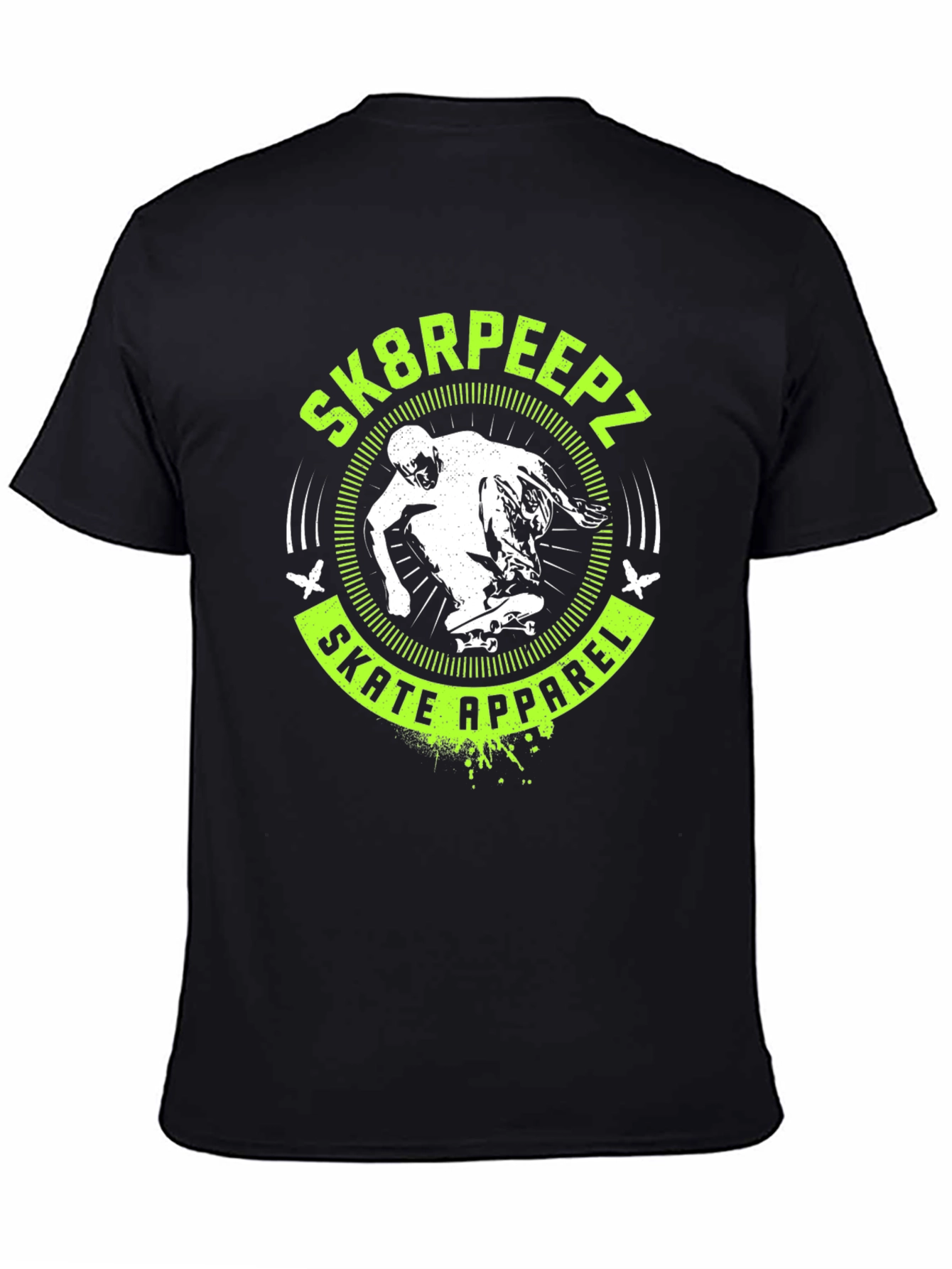 Sk8rpeepz Skate Apparel T-Shirt - Black