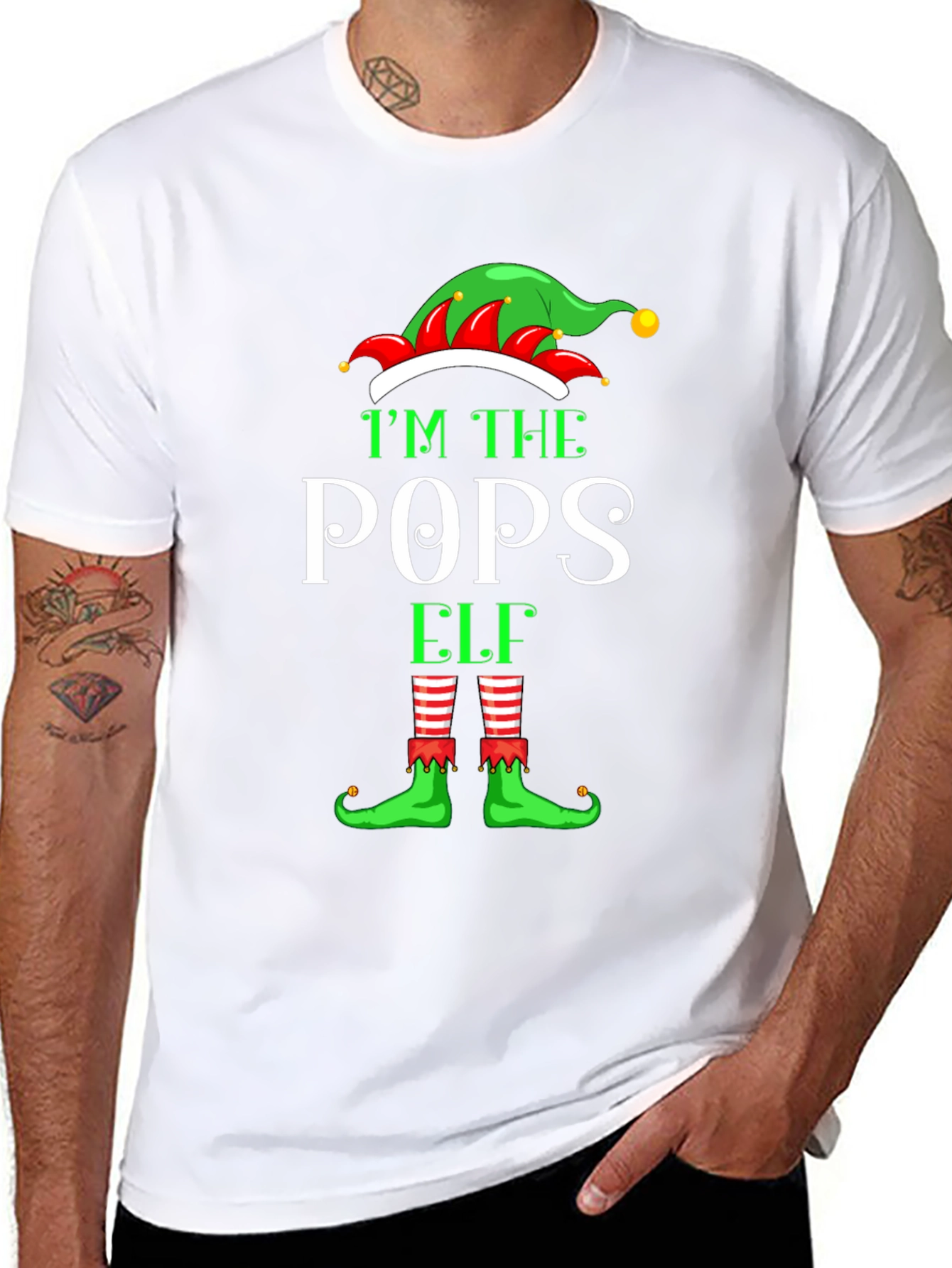 Im the Pops Elf Christmas T-Shirt
