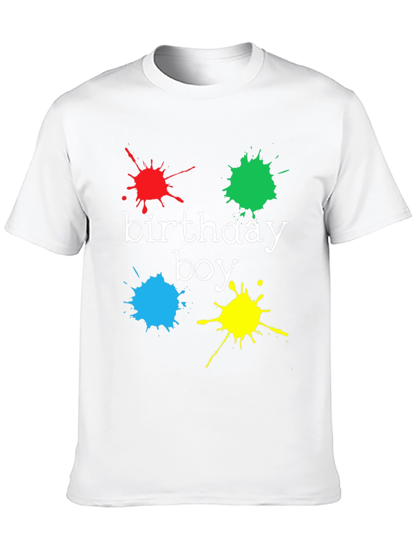 Birthday Boy Splash T-Shirt - Fun Party Tee