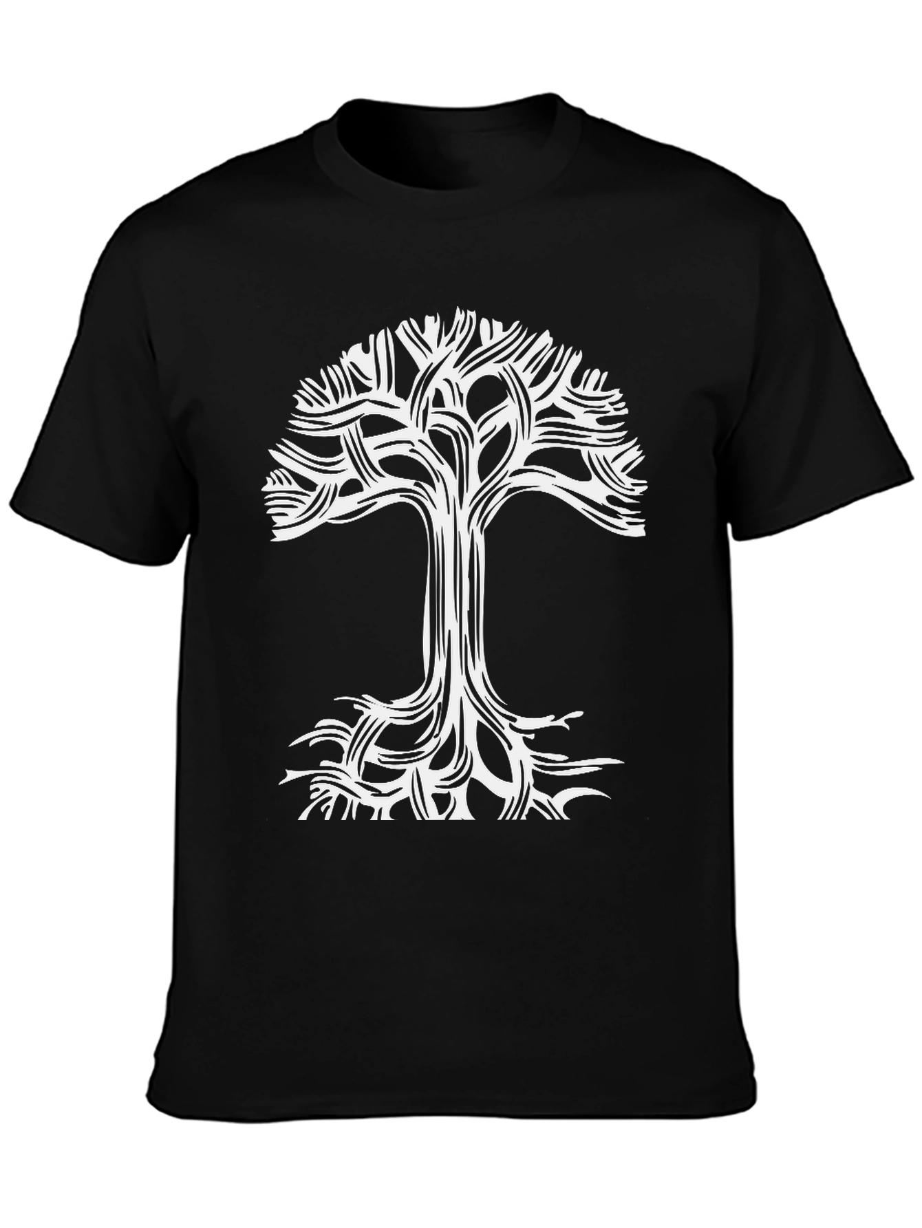 Abstract Tree of Life Graphic T-Shirt