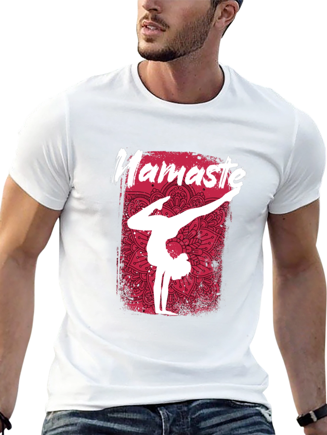 Namaste Yoga Handstand T-Shirt