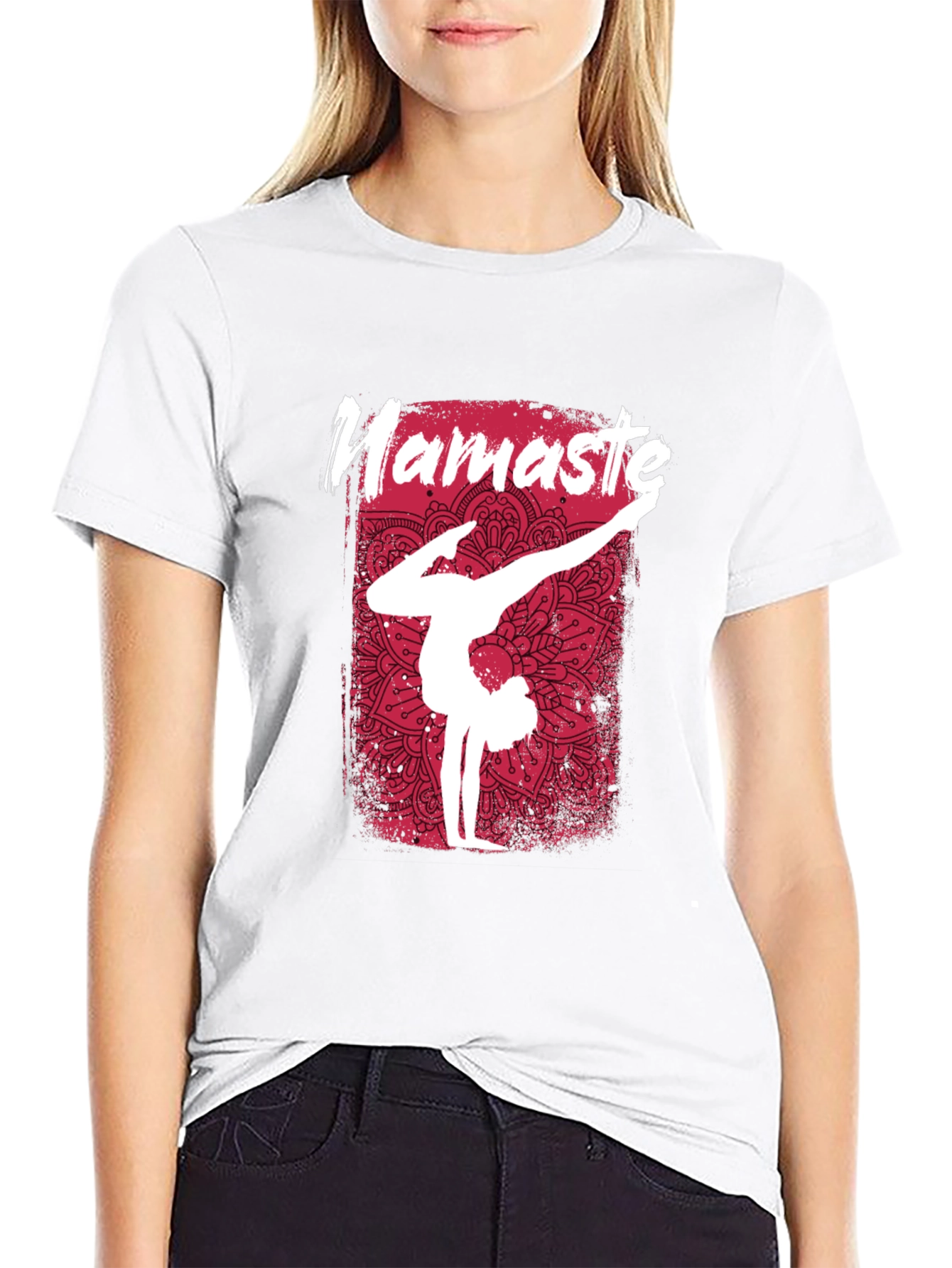 Namaste Yoga Handstand T-Shirt