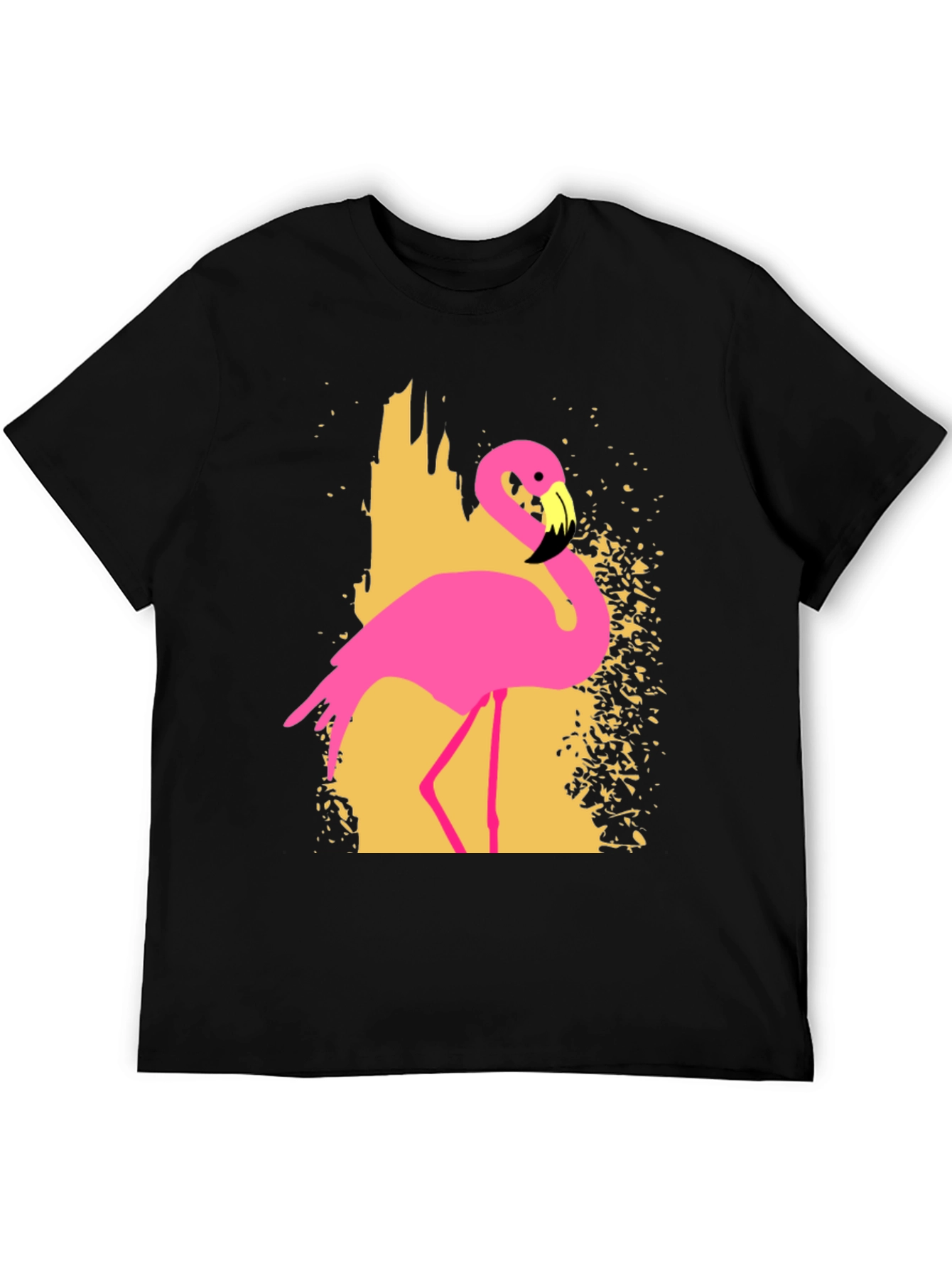 Black Flamingo Graphic T-Shirt