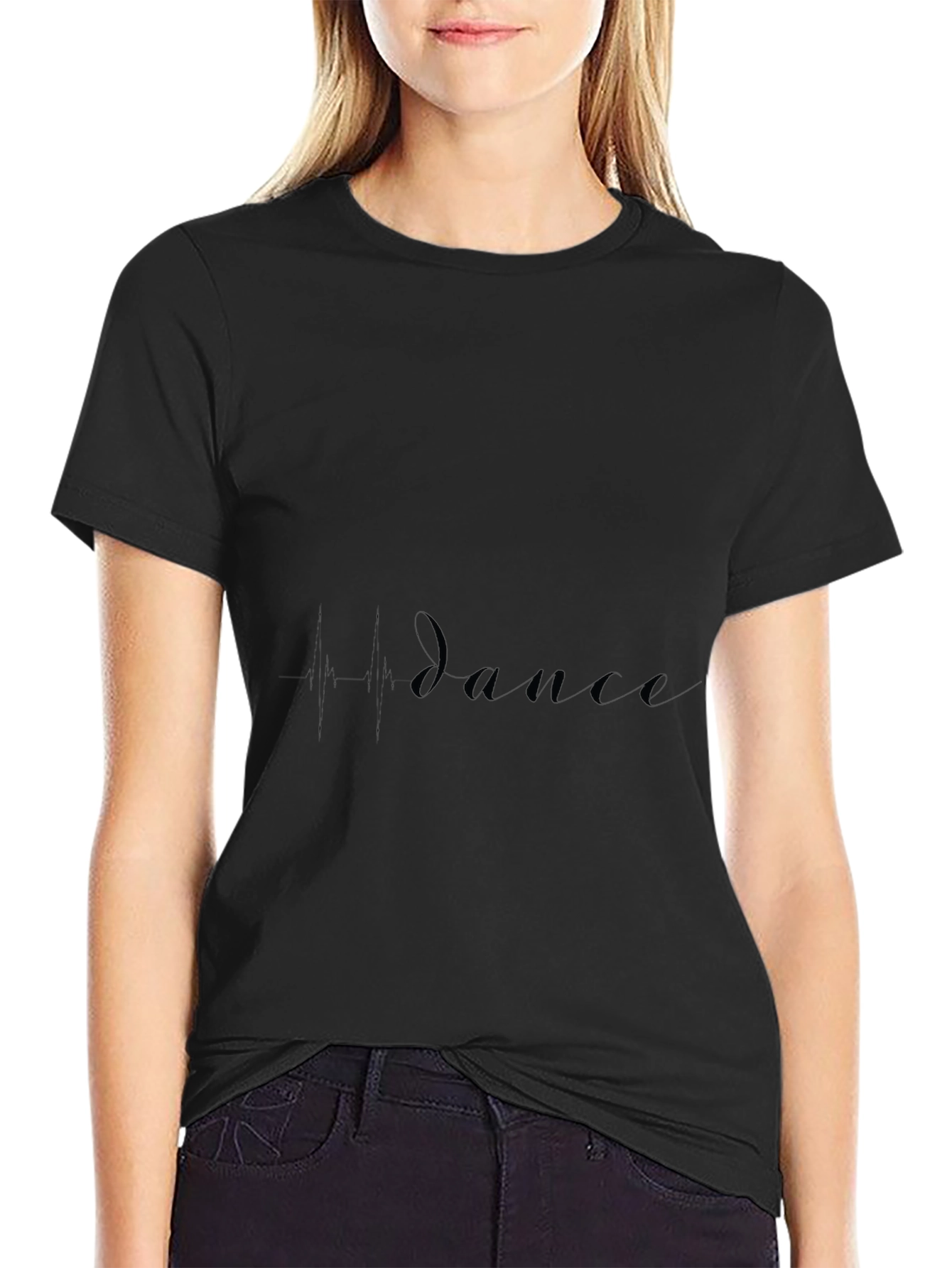 Dance Heartbeat Black T-Shirt