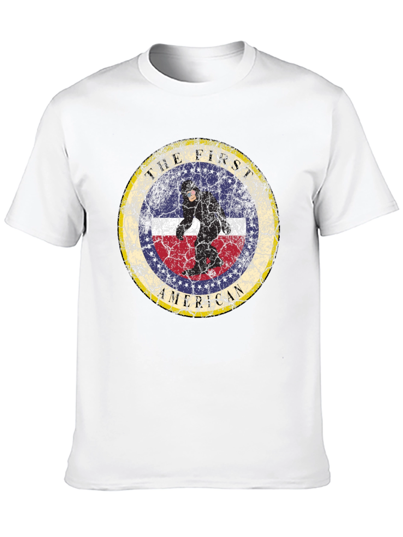 Tall First American Sasquatch Graphic Tee