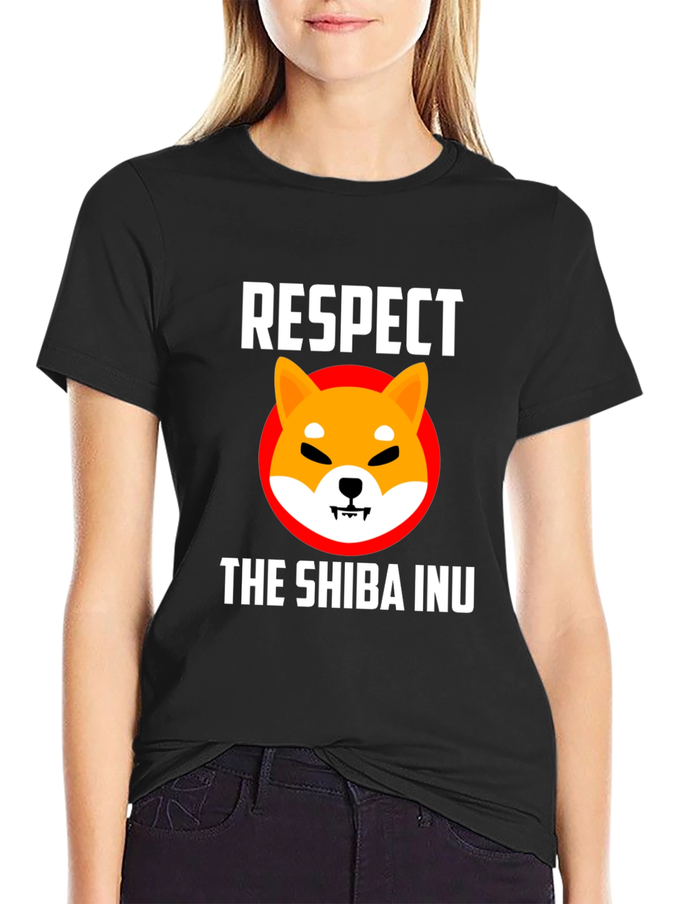 Respect The Shiba Inu Graphic T-Shirt