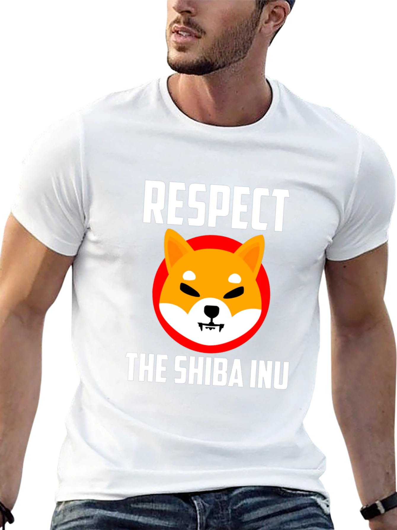 Respect The Shiba Inu Graphic T-Shirt